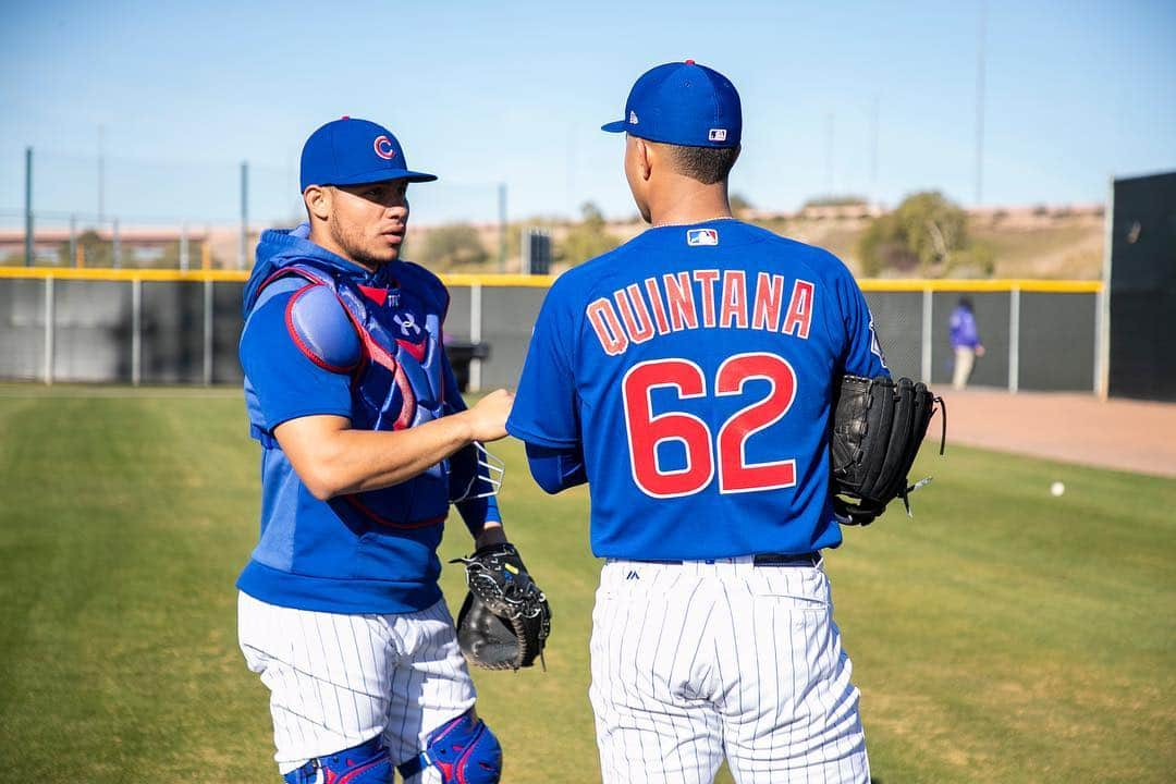 シカゴ・カブスさんのインスタグラム写真 - (シカゴ・カブスInstagram)「#CubsCollection: Go behind the scenes and see the #Cubs through the lens of our team photographer, @sgreenphoto. Teammates. After an offseason apart, #Cubs players and coaches gathered in Mesa, AZ for #SpringTraining. Back together as a team, they prepared for a new year and a new season. Supporting each other, working together, laughing, learning and perfecting their craft. This team is ready. “It’s time to go play with urgency and win. October really starts in March.” -Theo Epstein #EverybodyIn Find more photos on Facebook.com/Cubs」3月28日 8時35分 - cubs