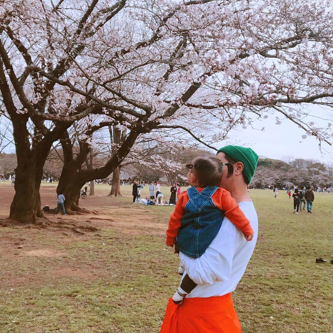 尾形貴弘さんのインスタグラム写真 - (尾形貴弘Instagram)「さくらの季節だ！！！ さくら、はじめての桜！！ #柴犬大好き #柴犬マニア  #愛犬  #赤柴 #しばけん  #しばちゃん  #しばいぬ大好き  #shibainu  #shiba_snap  #犬ばか部  #いぬばか部 #ミク #三九 #39 #パンサー尾形 #赤ちゃん #赤ちゃんのいる暮らし #赤ちゃんと犬 #1歳 #サンキュー #ママリ #ベビフル #さくら #桜 #お花見」3月28日 0時13分 - miku3_miku_9