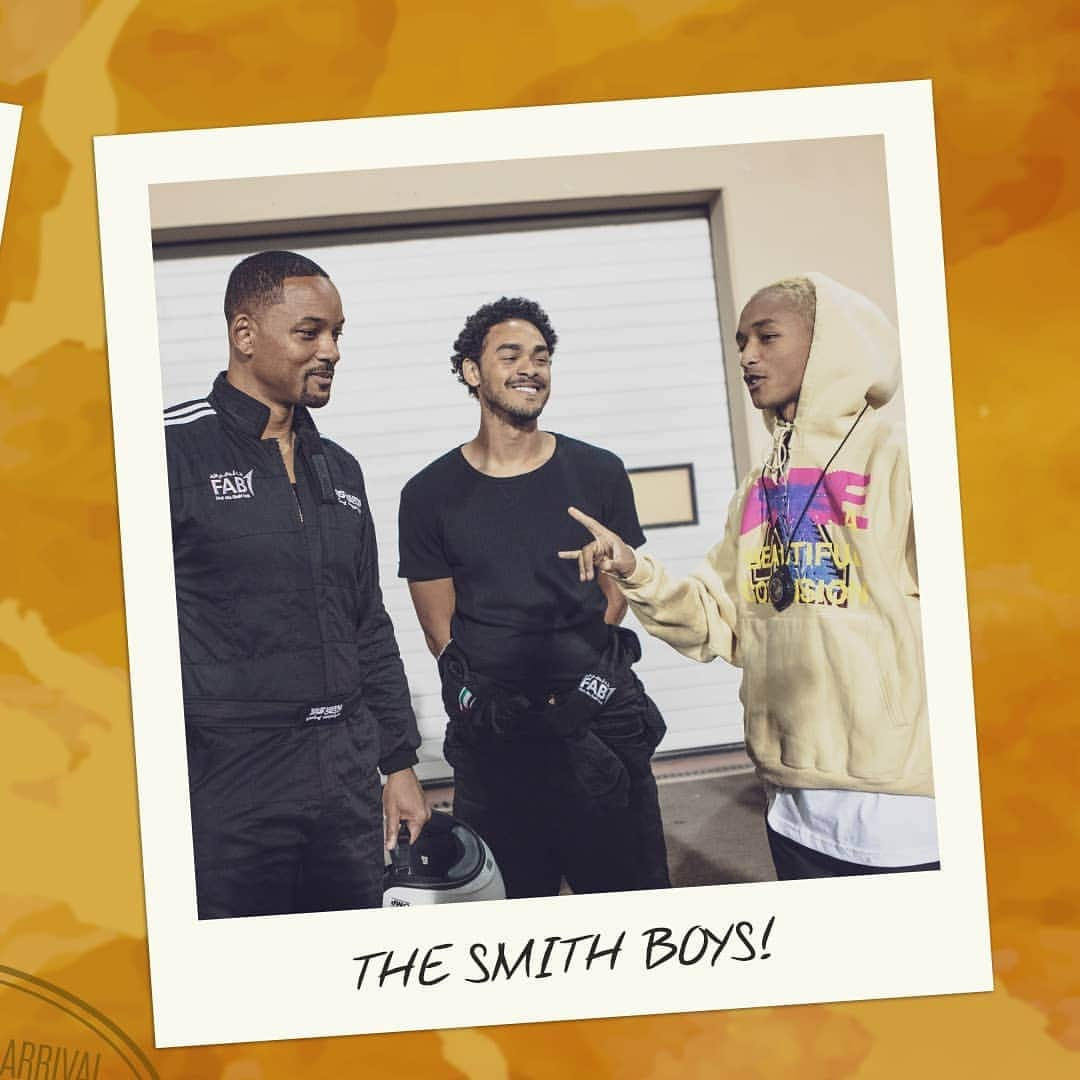 ウィル・スミスのインスタグラム：「@WillSmith has one cool family. Watch the new episode of #WillSmithsBucketList to find out who wins the epic race between father and son! @LewisHamilton」