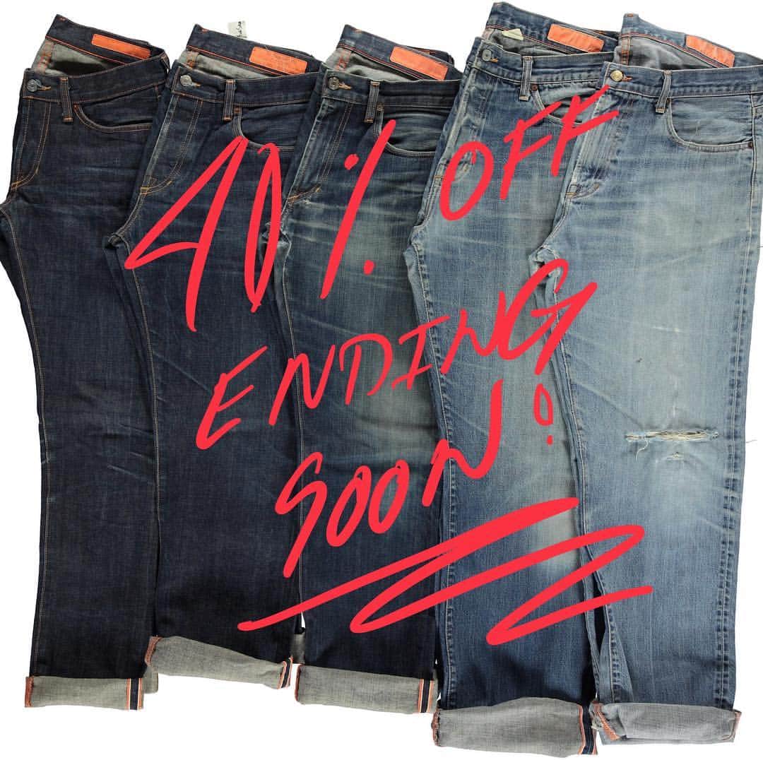のインスタグラム：「Spring Blow Out ending soon 40% off. Don’t miss out. Tag a friend that loves jeans #jeanshopnyc #jeanshop #denim #jeans #denimdeals #leatherjacket #motojacket #madeinusa #lovejeans #indigolove」