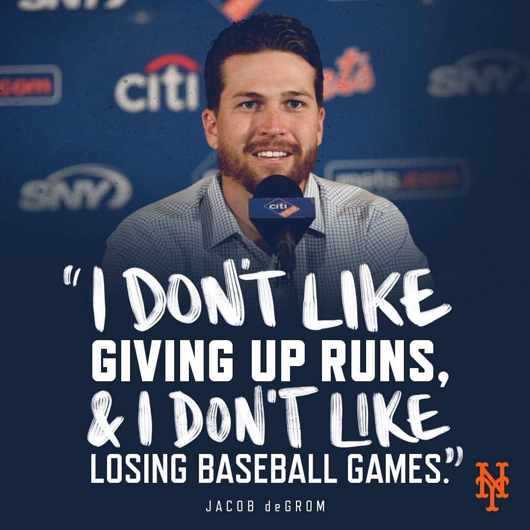 ニューヨーク・メッツさんのインスタグラム写真 - (ニューヨーク・メッツInstagram)「Jacob deGrom is here to win. #LGM」3月28日 5時45分 - mets