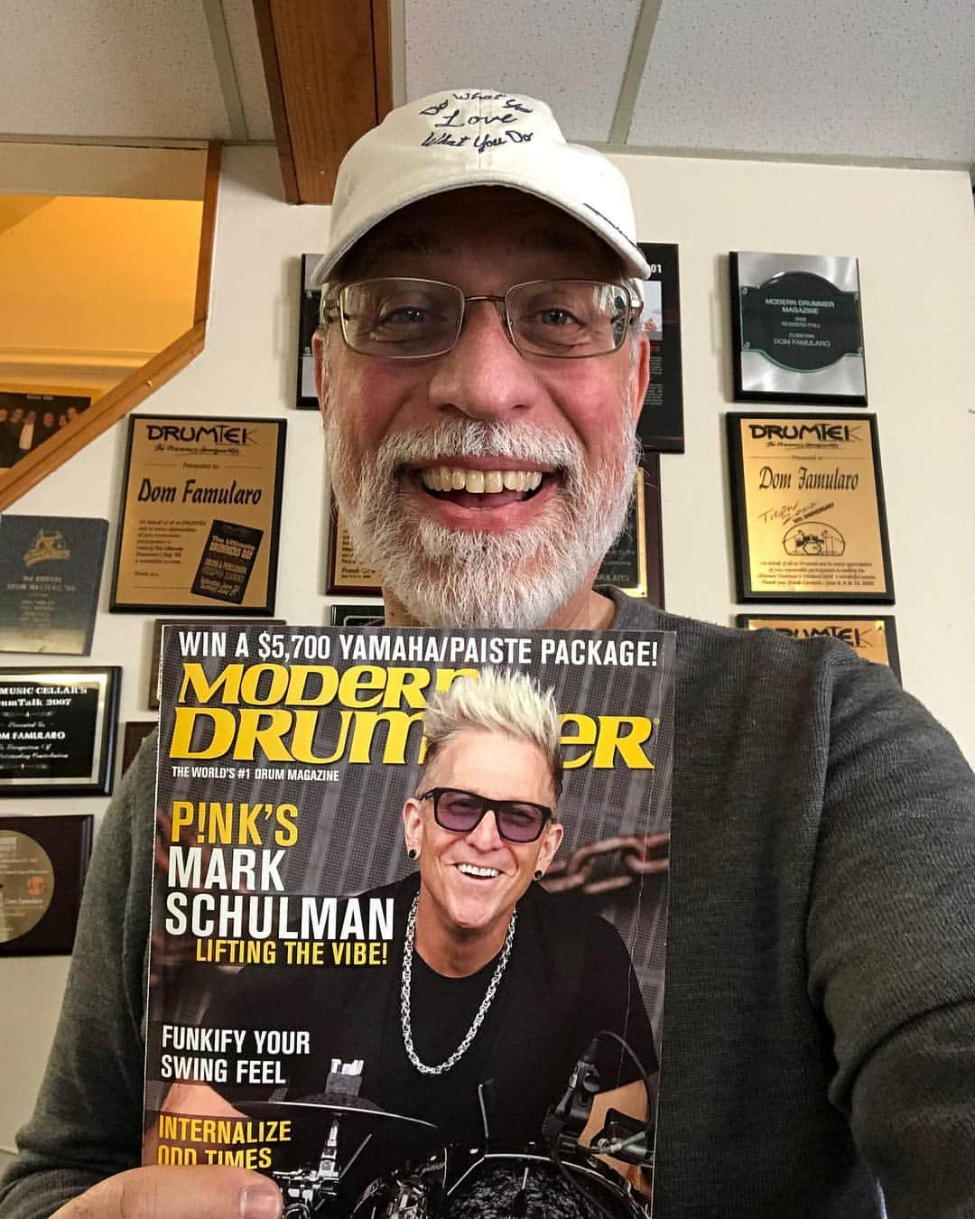 マーク・シュルマンさんのインスタグラム写真 - (マーク・シュルマンInstagram)「One of my favorite people, drumming and speaking mentors… I’m honored! @global2dom @markyplanet @modern_drummer」3月28日 5時53分 - markyplanet