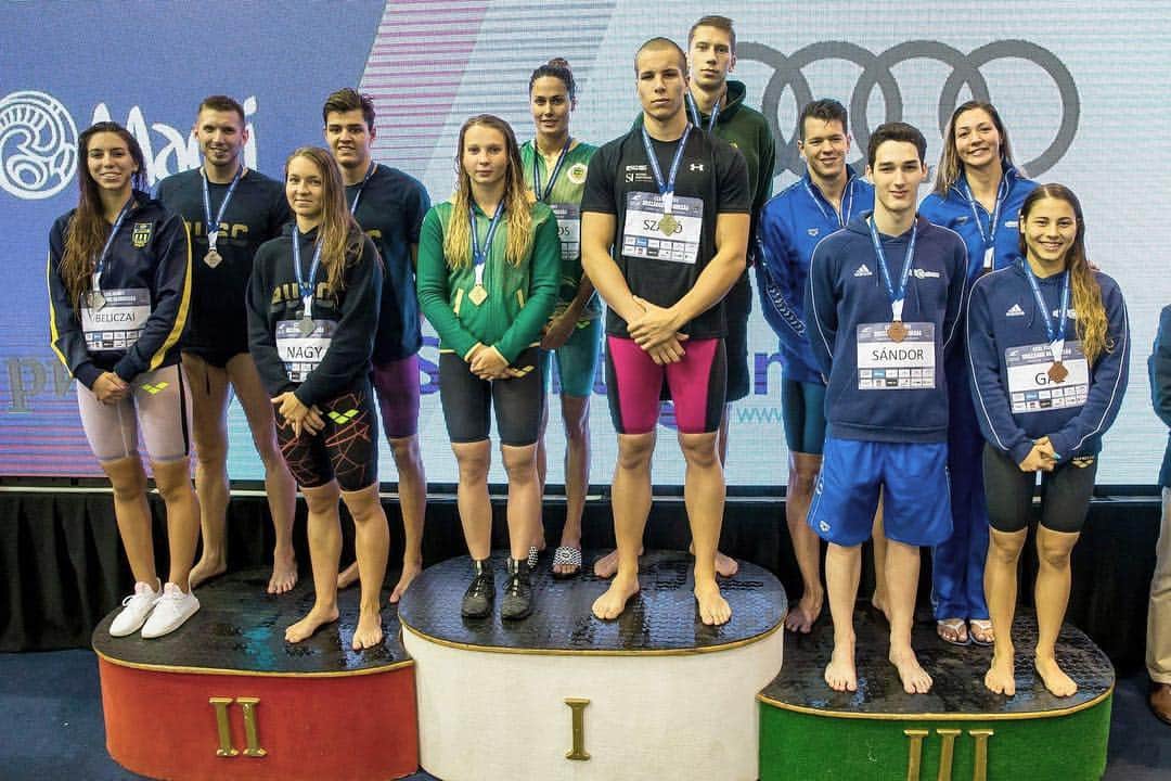ズザンナ・ヤカボスのインスタグラム：「egy váltó arannyal és egy kevésbé fantasztikus 4. hellyel indult ma az ob #nationals #gyuse」