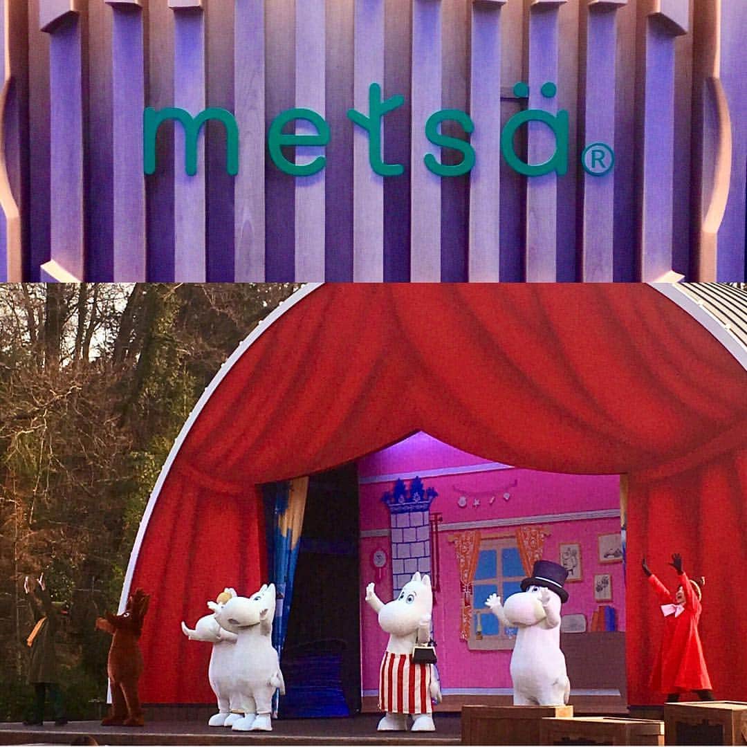 島崎直也のインスタグラム：「Yeah! メッツァ ホリディ  #ムーミンバレーパーク #ムーミン #メッツァ は #フィンランド語 で #森 の意味」