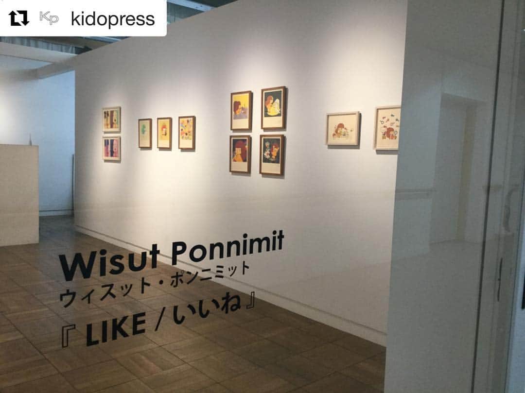 ウィスット・ポンニミットのインスタグラム：「นิทรรศการภาพวาดและภาพพิมพ์ ที่ KIDO PRESS,Tokyo  ถึงวันที่21 เม.ย. ฮะ  #Repost @kidopress ・・・ タムくんこと、ウィスット ポンニミットさんの『いいね』展が明日から始まります！ キドプレスでは、今回で5回目の展示になります。 3月23日から4月21日まで 12:00〜19:00 (最終日は、17:00までです。) 月曜、火曜が休みです。 タムくんが来てくれるレセプションは、3月30日(土) 18:00〜20:00です。 キドプレスで作っていただいた版画をはじめ、ひとことのドローイングや、今回もたくさんのスケッチがあります。 ぜひ、ごらんください。 よろしくお願いいたします！  #ウィスットポンニミット #タムくん  #wisutponnimit  #キドプレス #kidopress  #3331artschiyoda」