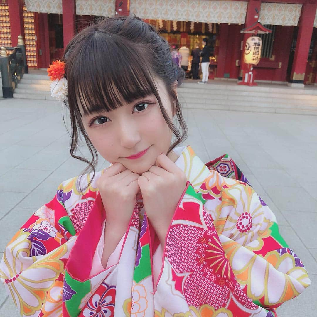 山本優菜さんのインスタグラム写真 - (山本優菜Instagram)「初の振袖  #振袖 #着物 #着物ヘア #着物レンタル #振袖ヘア」3月28日 17時27分 - yamamoto__yuna