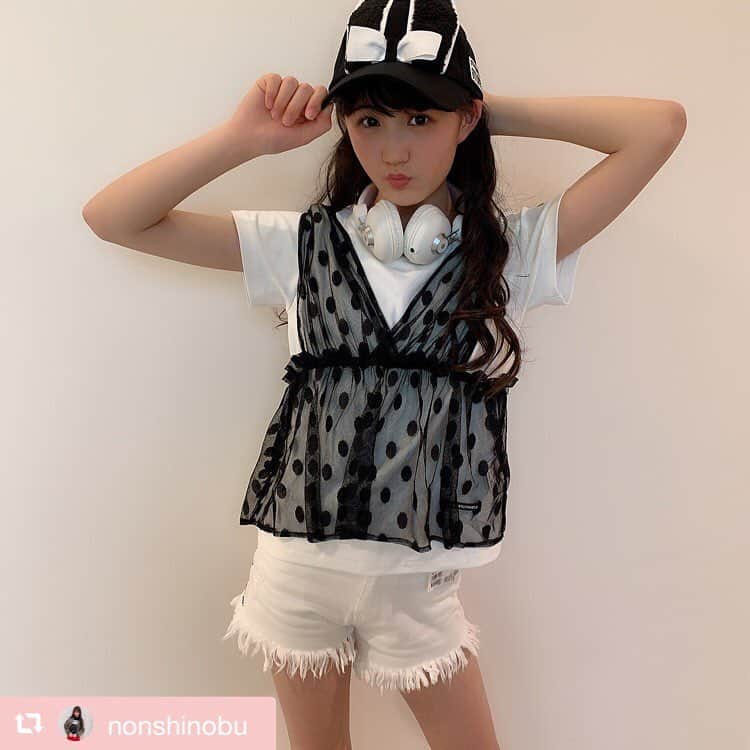 byLOVEiTさんのインスタグラム写真 - (byLOVEiTInstagram)「インスタガールのんちゃんの春モノトーンコーデ🐰  ドットのトップスをカジュアルに着こなした上級者コーデ❤️うさ耳キャップでかわいさをプラス🐰🐰🐰 #repost @nonshinobu via @PhotoAroundApp  byloveit❤︎インスタガール❤︎ 第1期インスタガールも後1週間で終わってしまいます😭 今週はインスタガールのみんなで、 🌸お気に入りの春物コーデ🌸 を紹介させて頂きます😊💕💕 #byloveit #バイラビット  #バイラビット阪急うめだインスタガール #阪急うめだ本店バイラビット  #阪急うめだ本店11階  #シュガープリンセスルーム  #ナルミヤインターナショナル  #バイラビ #インスタガール  #春物 #春物コーデ #kidsfashion  #kidsstyle #子供服 #kawaii  #お気に入り #のん #js #girl #pic  #ig_japan」3月28日 9時15分 - byloveit_official