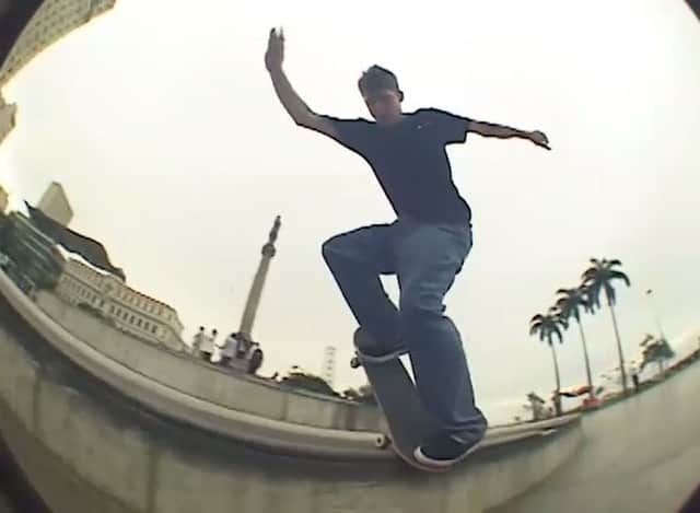 スラッシャーのインスタグラム：「👉🏽 @dickvigarinsta @r_petersen80 & @yurifacchini in @highcompany’s ‘Oasis’ video 📼 Now playing on ThrasherMagazine.com 📡」