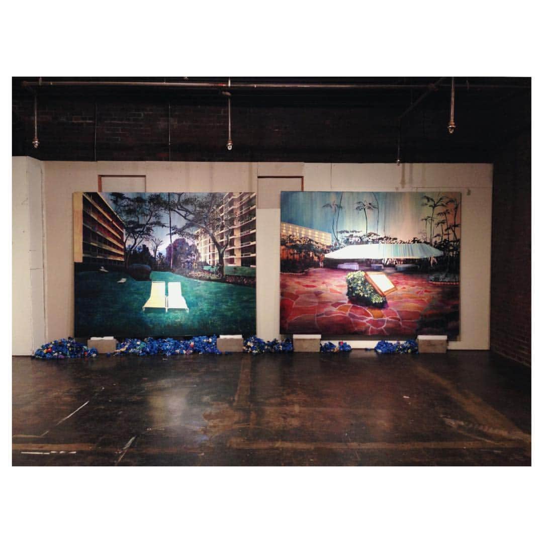 Robert Bingamanのインスタグラム：「Studio, 2013  Sisters: (The race) that long in darkness pined / have seen a great light.」
