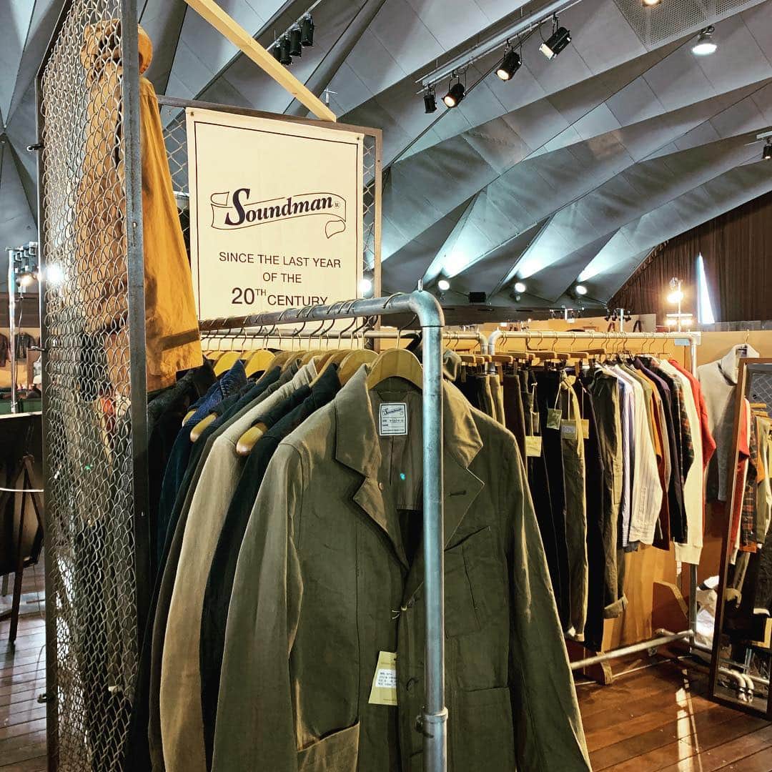 のインスタグラム：「C.C  SHOW 2日目  始まりました！ #soundman #ccshow  #mensfashion  #madeinjapan  #mensfile  #cluchmagazine  #heritagestyle」