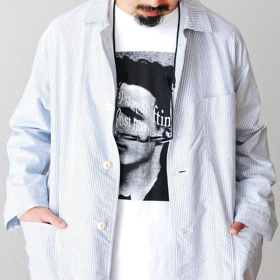 wonder_mountain_irieさんのインスタグラム写真 - (wonder_mountain_irieInstagram)「_ ts(s) / ティーエスエス (#ts_s) “Shirt Coat -Vintage Style Cotton Stripe Oxford Cloth-” ￥31,860- _ 〈online store / @digital_mountain〉 http://www.digital-mountain.net/shopdetail/000000008892/ _ 【オンラインストア#DigitalMountain へのご注文】 *24時間受付 *15時までのご注文で即日発送 *1万円以上ご購入で送料無料 tel：084-973-8204 _ We can send your order overseas. Accepted payment method is by PayPal or credit card only. (AMEX is not accepted)  Ordering procedure details can be found here. >>http://www.digital-mountain.net/html/page56.html _ 本店：#WonderMountain  blog>> http://wm.digital-mountain.info/blog/20190220-1/ _ coat→ ts_s ￥31,860- cutsewn→ #perksandmini ￥14,040- _ 〒720-0044 広島県福山市笠岡町4-18 JR 「#福山駅」より徒歩10分 (12:00 - 19:00 水曜定休) #ワンダーマウンテン #japan #hiroshima #福山 #福山市 #尾道 #倉敷 #鞆の浦 近く _ 系列店：@hacbywondermountain _」3月28日 12時46分 - wonder_mountain_