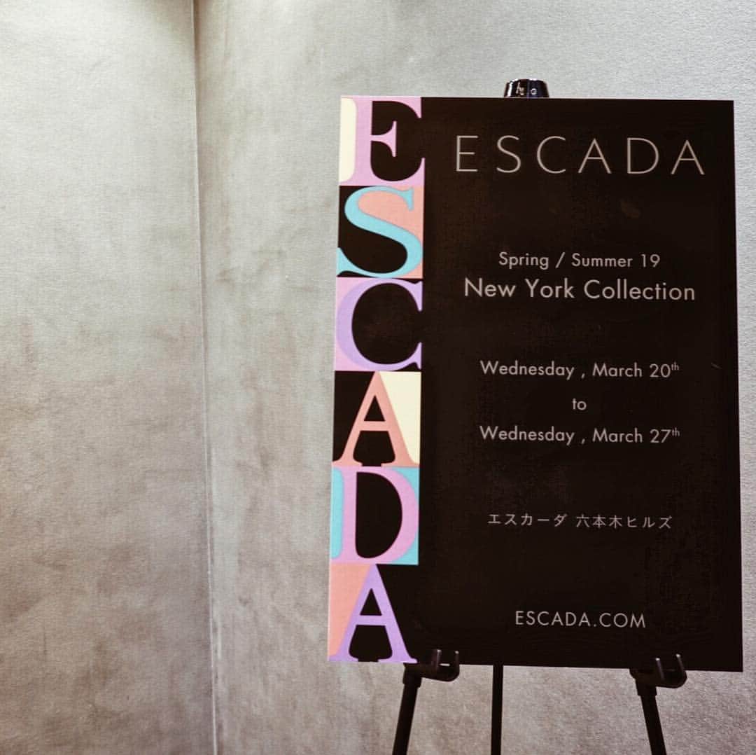 のインスタグラム：「ESCADA NY Collection Event ・ ・ ・ ・ #ESCADA#エスカーダ#エスカーダ六本木」