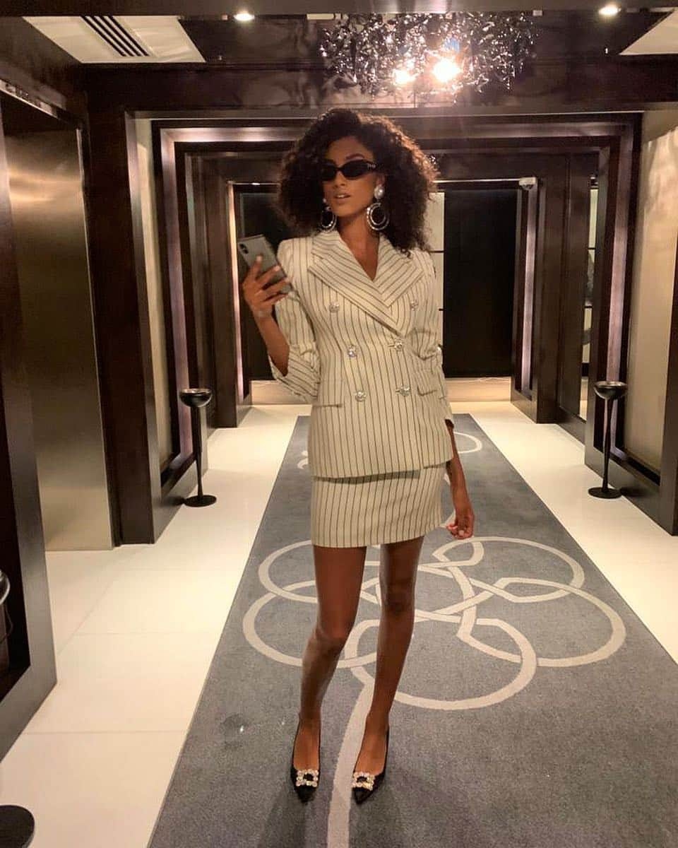 イマン・ハマンさんのインスタグラム写真 - (イマン・ハマンInstagram)「Yesterdays look 💖 styled by @gabriellak_j #fta #doha」3月28日 13時23分 - imaanhammam