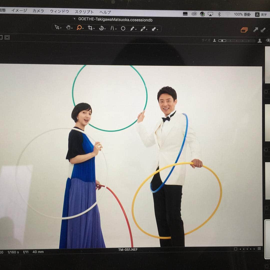 滝川クリステルさんのインスタグラム写真 - (滝川クリステルInstagram)「正解は、、 松岡修造さんでした^_^ 全仏オープンテニスで、錦織圭選手について色々お話しさせていただいたことはあるのですが、今回は、松岡さんご自身について^_^ 熱さの裏側、passionの裏側の 松岡さんの考えをたくさん伺うことができました。  気さくで面白く、見た目も本当に素敵な魅力的な方です^_^ ゲーテ、４月25日発売です。 是非😊 #interview#ゲーテ#tennis#テニス#五輪#松岡修造#滝川クリステル」3月28日 13時36分 - christeltakigawa