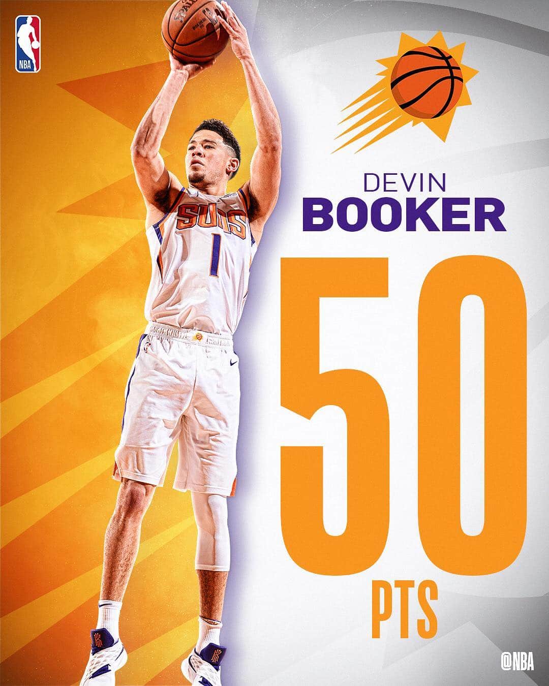 NBAさんのインスタグラム写真 - (NBAInstagram)「50 for @dbook... in back-to-back games!」3月28日 14時03分 - nba