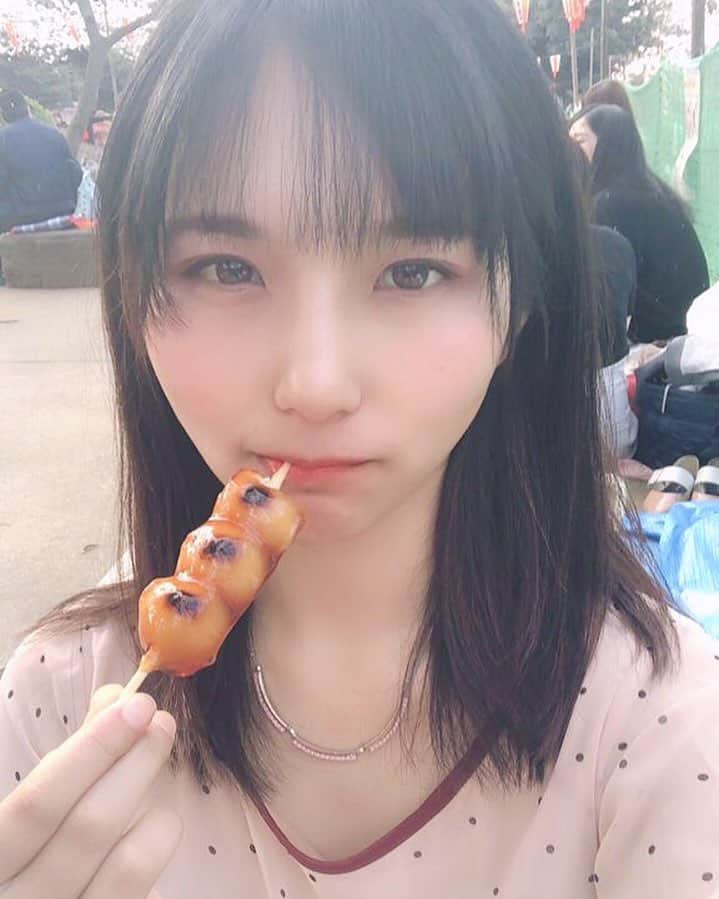 のインスタグラム：「: 🌸 🍡 #sakura #桜 #花より団子 🍡 🌸」