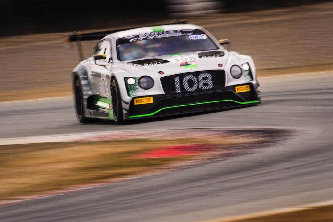 ルーカス・オルドネスさんのインスタグラム写真 - (ルーカス・オルドネスInstagram)「📍Laguna Seca you are really slippery! First laps ✅ in #108 @bentleyracingofficial to be strong for Race on Saturday #Cal8h  #BringTheThunder」3月28日 15時19分 - lucasordonez