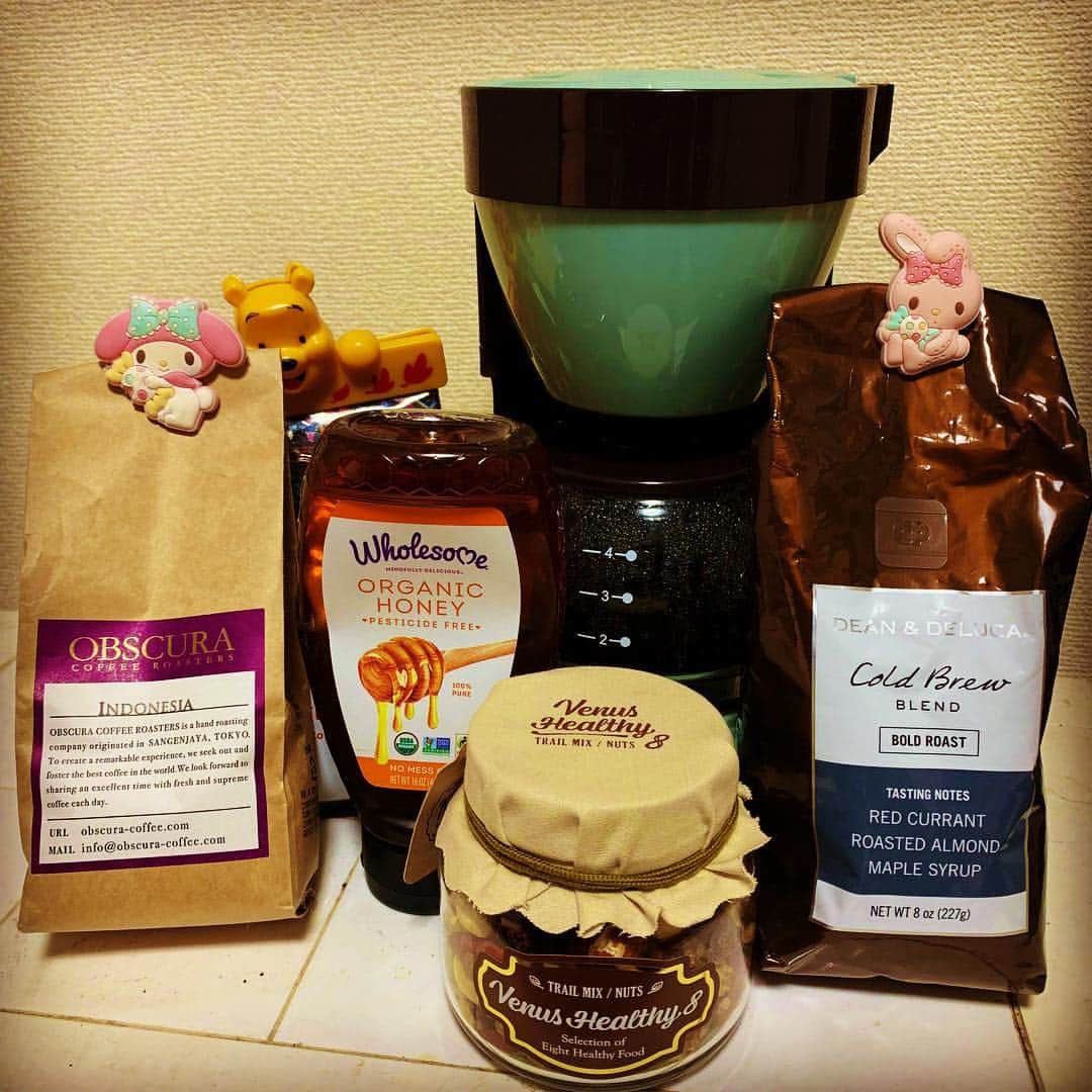 のインスタグラム：「コーヒー大好き( ^ω^ ) DEAN & DELUCAのコーヒーは、なくなったら毎回違うブレンド買ってる😊 今回はcold brewブレンド☕️」