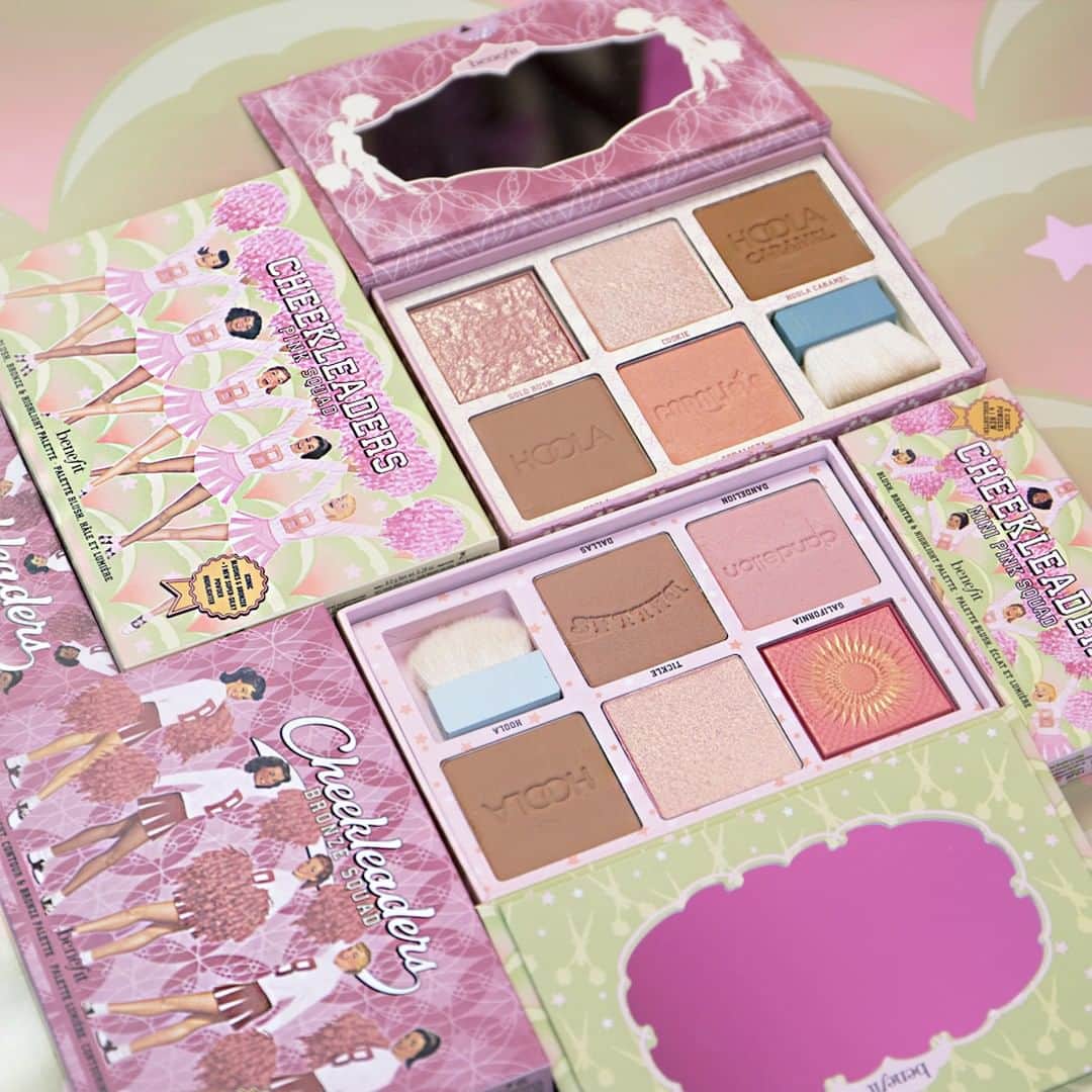 Benefit Cosmetics UKさんのインスタグラム写真 - (Benefit Cosmetics UKInstagram)「Leave a 🙌🏾 if you still want to try our new Cheekleaders palettes in Pink Squad & Bronze Squad! Our two blush, bronze & highlight palettes are available nationawide for £52 (worh £130) #cheekleaders #pinksquad #bronzesquad #benefit #beauty . . . 📷 Image Description: Cheekleaders pink and broze squads palettes on a matching background」3月29日 3時30分 - benefitcosmeticsuk