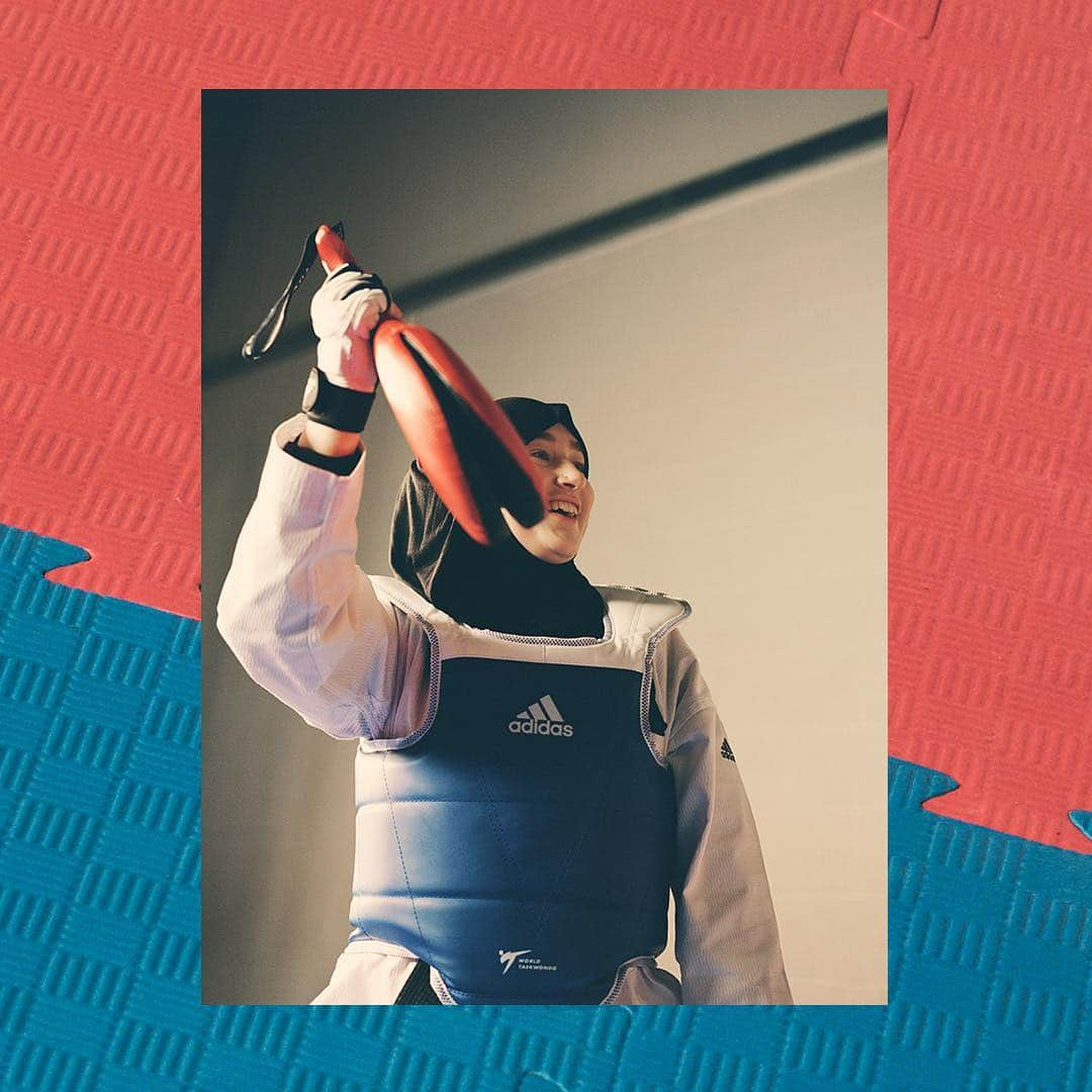 adidas UKさんのインスタグラム写真 - (adidas UKInstagram)「Rhiannon and Tasneem are friends, taekwondo champions and part of a growing community of #MuslimFemaleFighters in London. @t_eltaweel is the first Libyan female to compete in the African Olympic qualifications. @ry_ry.tkd is part of the Somali national Taekwondo team - both train and work together to promote sports and challenge stereotypes amongst their community: . “Some of the best Taekwondo athletes in the world are Muslim women - they just haven’t been given a platform in mainstream media. It doesn’t fit the current narrative that we are ‘oppressed’ and makes some people uncomfortable.  We’re not here to make you comfortable, we’re here to be the best we possibly can within our sport.” . Earlier in the month we asked you to nominate women who deserve to be seen as to combat issues of female visibility. Rhiannon & Tasneem were nominated by @munirah.tkd and @manal.elphotography 💪🗳🏆 . This post was created by women, for women ♀」3月29日 2時02分 - adidaslondon