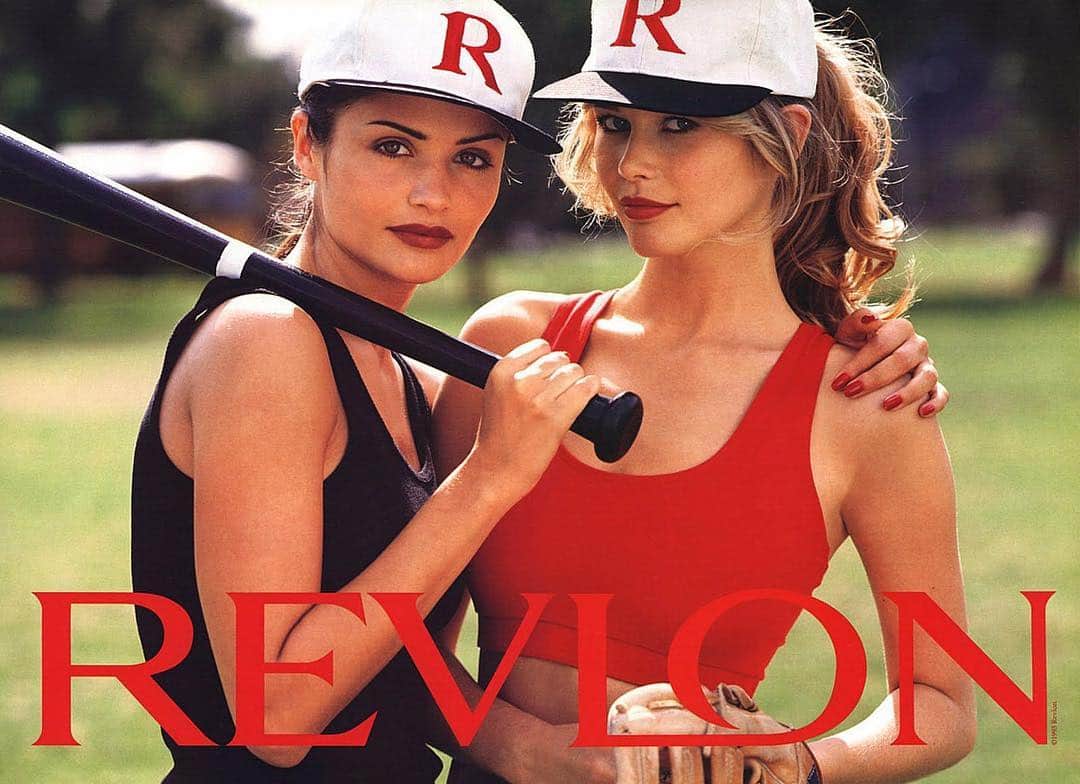 Revlonさんのインスタグラム写真 - (RevlonInstagram)「In a league of our own since #1993. Anyone for a game of baseball? ⚾️ . #RevlonArchive」3月29日 2時16分 - revlon