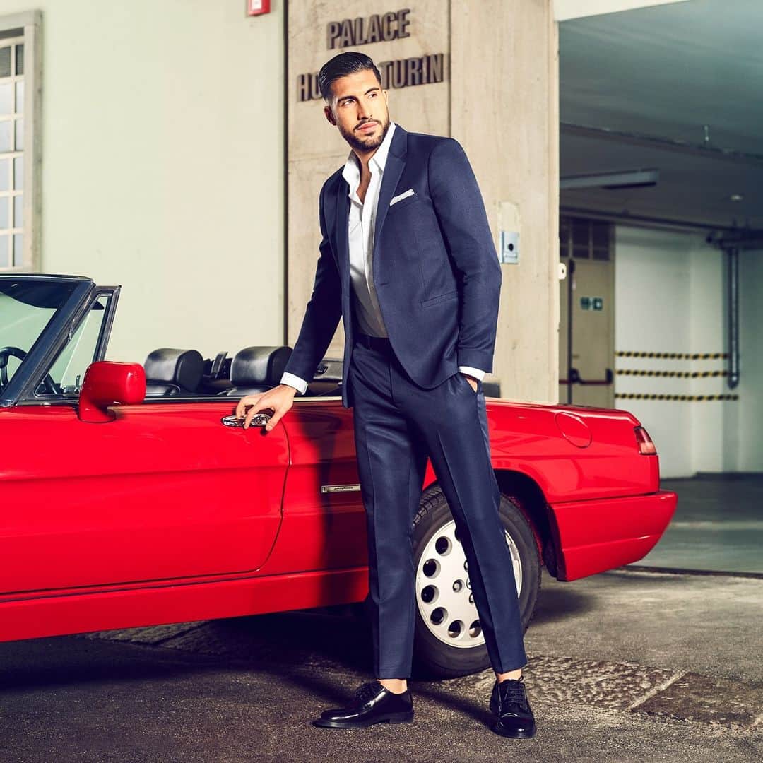 エムレ・カンのインスタグラム：「My SELECTED BY EMRE CAN collection with H&M is finally out! From today on you will find it at selected H&M stores and online. With this collection you are truly dressed up for every occasion. Which is your favorite look? ⠀⠀⠀⠀⠀⠀⠀⠀⠀ #HMMAN #EC23 #iCan #proud」
