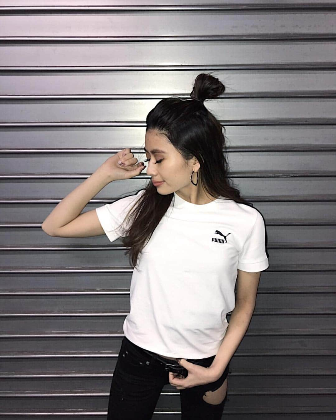 GYDAさんのインスタグラム写真 - (GYDAInstagram)「SNAP @yumena_gyda ＿＿＿＿＿＿＿＿＿＿＿＿＿＿＿＿ 【PUMA CLASSICS TIGHT SS T SHIRT】 O.WHT/BLK/PNK ￥3,500+tax ＿＿＿＿＿＿＿＿＿＿＿＿＿＿＿＿ TOPページのURLからご覧下さい❤ #GYDA」3月28日 19時36分 - gydajp