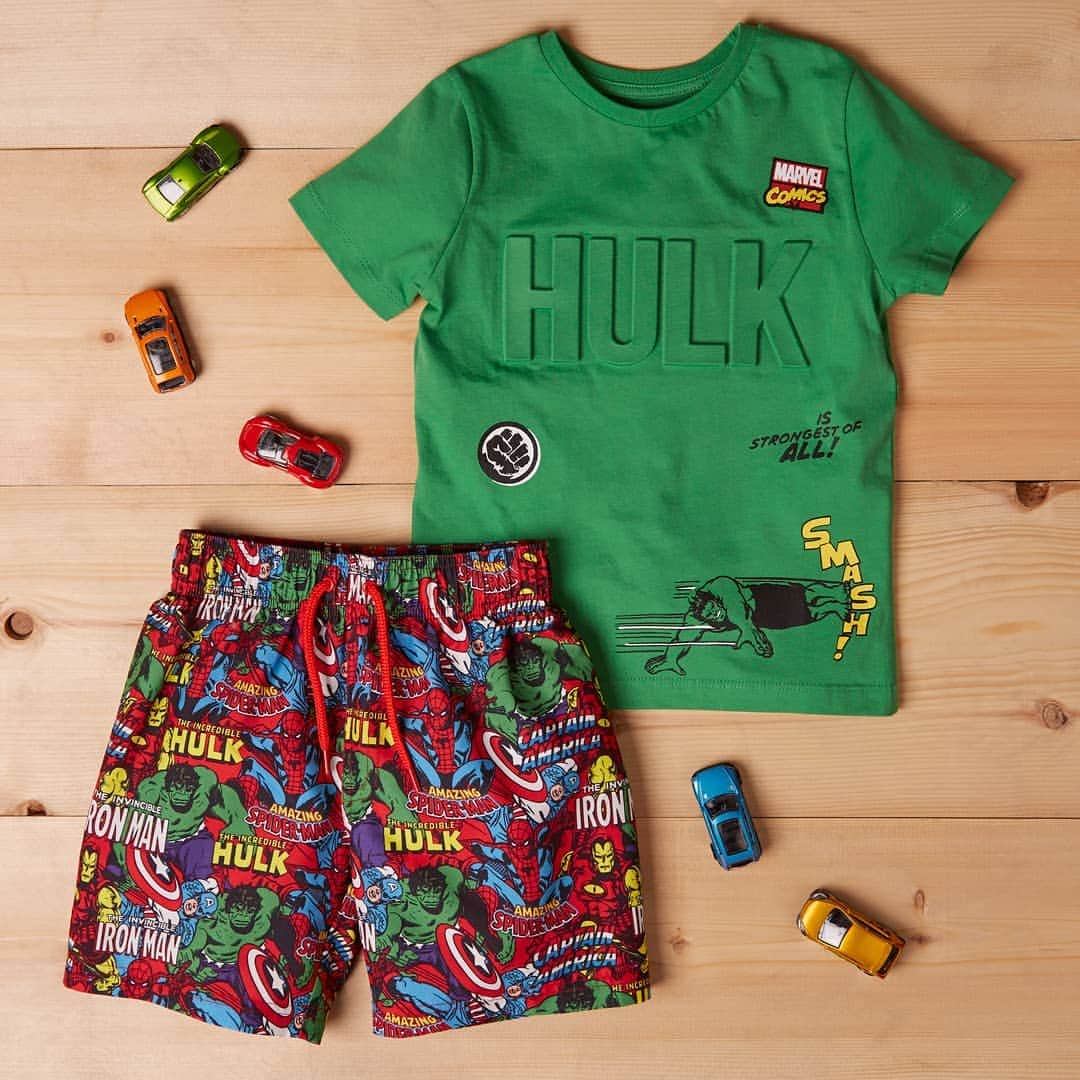 プリマークさんのインスタグラム写真 - (プリマークInstagram)「A Marvel outfit made for your action heroes 🙌 Hulk Tee £5.50, Shorts £5 (Available in: 🇬🇧) #Primark #Hulk #kidswear」3月28日 20時18分 - primark