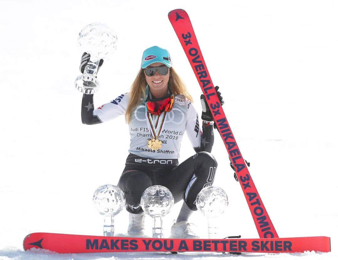 ミカエラ・シフリンさんのインスタグラム写真 - (ミカエラ・シフリンInstagram)「@atomicski says the #redster makes you a better skier...what do you think?? 🤷🏼‍♀️🙋🏼‍♀️ // In all seriousness though - thank you to Atomic for all of the support over the years. I really couldn’t ask for a better partner (and definitely couldn’t ask for a better ski guru than the one and only @strobljohann)‼️ 🎿💃🏼🙃👏📷: @gepapictures / Atomic #weareskiing #sheskis」3月28日 20時11分 - mikaelashiffrin