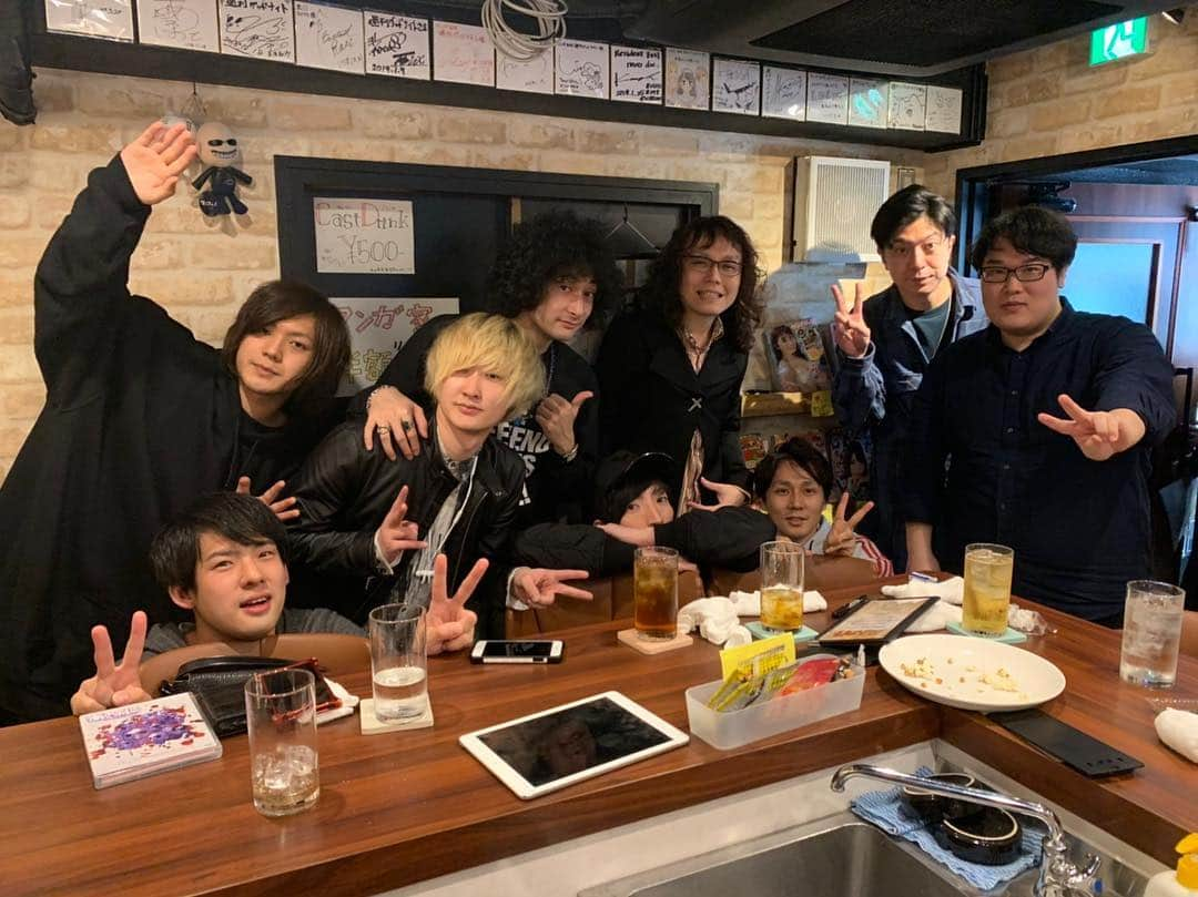 みのさんのインスタグラム写真 - (みのInstagram)「ロックンロールクリエイター飲み会」3月28日 20時38分 - lucaspoulshock