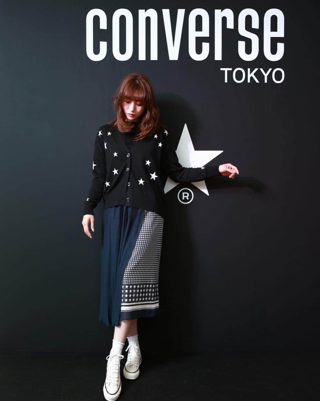 野崎萌香さんのインスタグラム写真 - (野崎萌香Instagram)「Converse Tokyo Party Night⭐️⭐️⭐️ . . .  Thank u♥️ 巨匠 #野口強  大好きなお二人にも会えた❤️👫 . . . @hiromiotsuka  @keisukebaba1007 . . . @converse_tokyo #conversetokyo #コンバーストウキョウ #conversetokyotheday」3月28日 20時56分 - moeka_nozaki