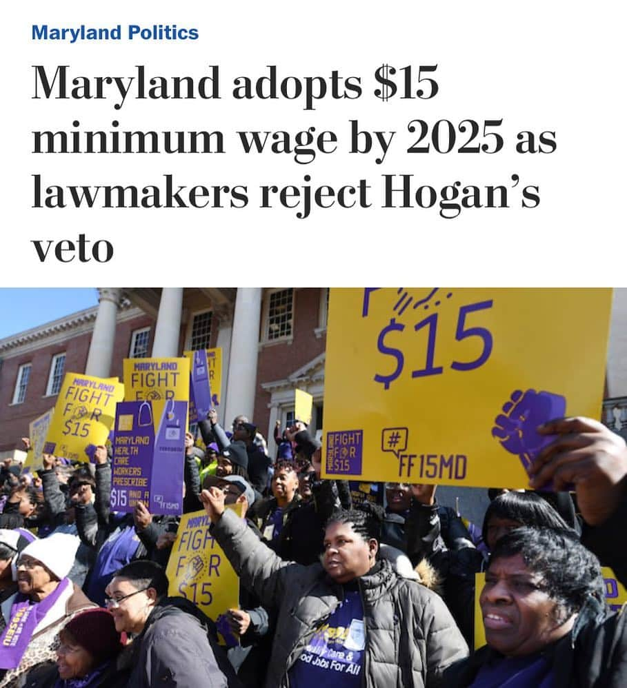 バーニー・サンダースさんのインスタグラム写真 - (バーニー・サンダースInstagram)「When people see the justice of an idea, it catches fire very quickly. Five years ago, we were told a $15 minimum wage was “too radical.” But a grassroots movement of workers kept fighting, and we saw cities and states across the country saying loudly and clearly: A job should lift you out of poverty, not keep you in it. Maryland has just become the SIXTH state to complete that revolution, and we’re not done yet. We will pass a national $15 minimum wage.」3月29日 3時38分 - berniesanders