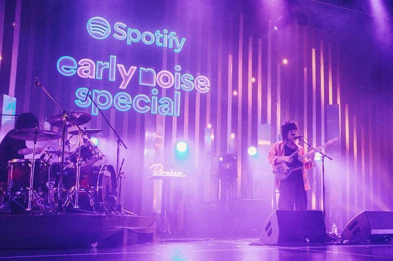 のインスタグラム：「【Spotify presents EarlyNoiseSpecial】 . #ドミコ @hikarucchi_domico . 📸  @3104imamura  @shumpeikato  @kaooochi1226 . —————— #Spotify #EarlyNoiseSpecial @creativeman_productions @eplus_official @spincoaster #spotifyjp #スポティファイ #earlynoisenight #music #音楽」