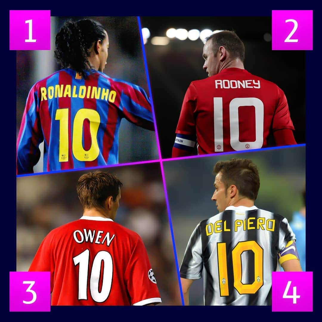 UEFAチャンピオンズリーグさんのインスタグラム写真 - (UEFAチャンピオンズリーグInstagram)「Which throwback 🔟 would you pick if they were all in their prime? 🤔⁣ ⁣ 1. Ronaldinho⁣ 2. Rooney⁣ 3. Owen⁣ 4. Del Piero ⁣ ⁣ #UCL #ChampionsLeague #ThrowbackThursday #TBT」3月28日 22時55分 - championsleague