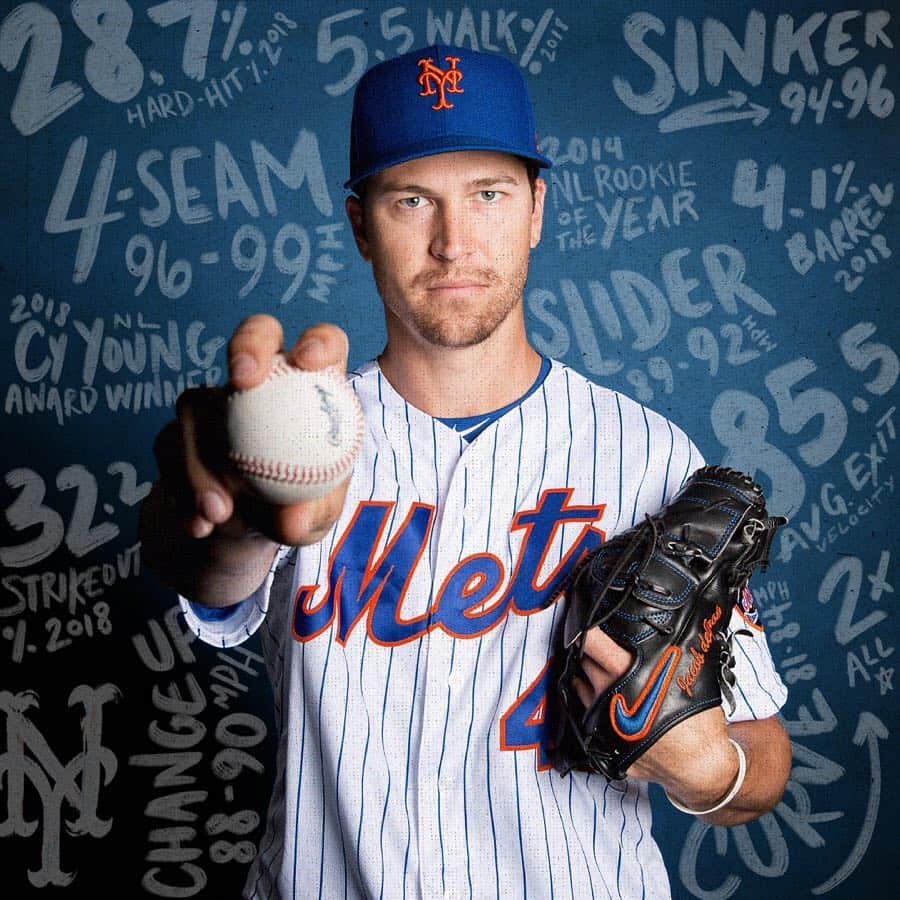 ニューヨーク・メッツさんのインスタグラム写真 - (ニューヨーク・メッツInstagram)「Our ace is on the mound, let’s do this. #OpeningDay #LGM #Mets」3月28日 23時41分 - mets