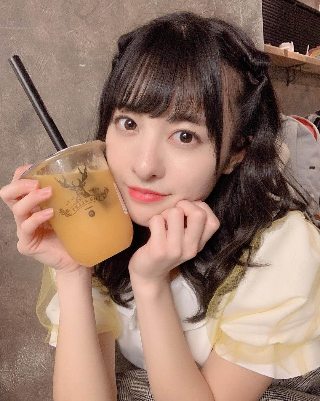 羽島みきさんのインスタグラム写真 - (羽島みきInstagram)「ジアレイ オレンジルル🍊🧡 #タピオカ #ジアレイ #オレンジ」3月28日 23時58分 - miki__kmyd