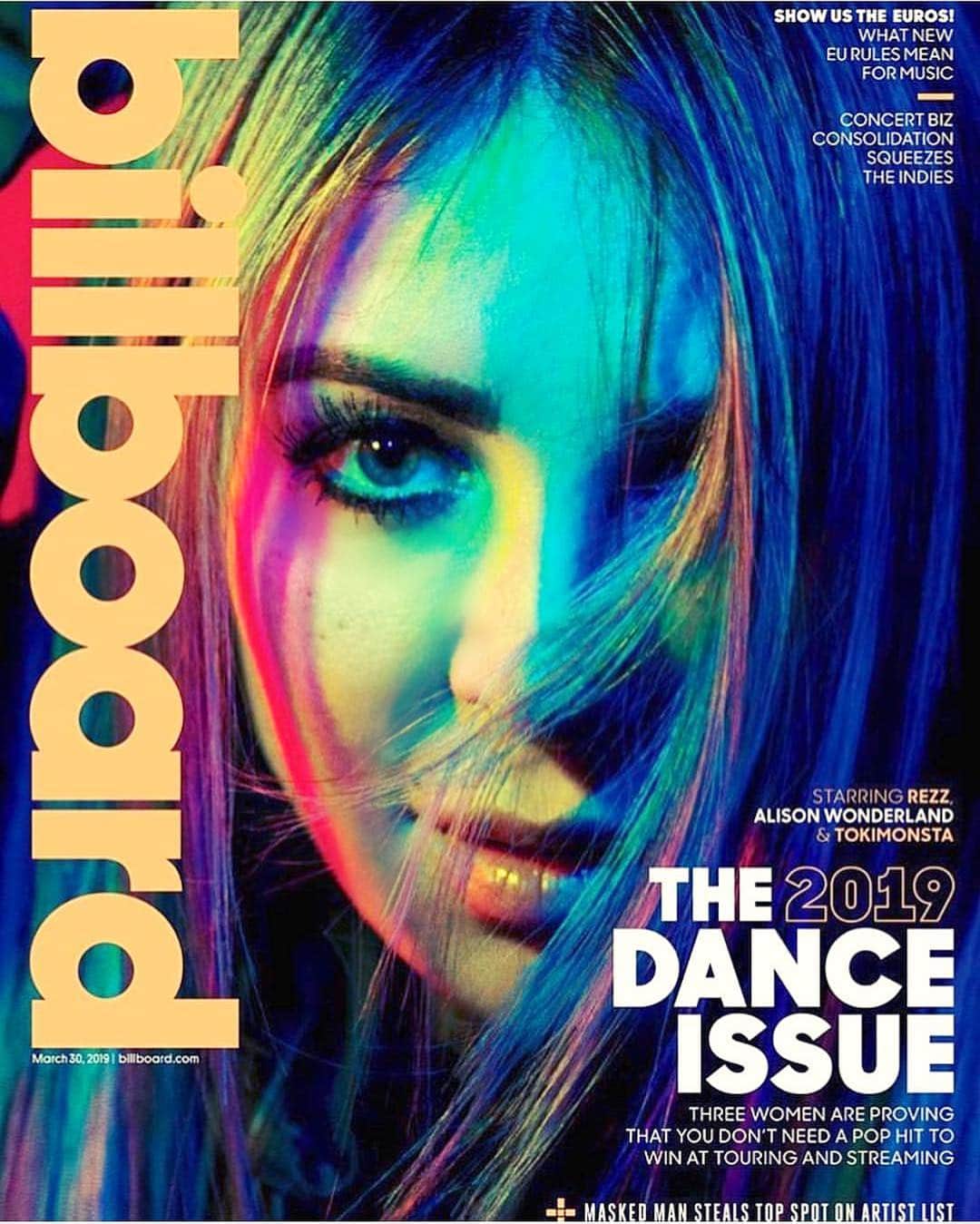 アリソン・ワンダーランドのインスタグラム：「I think this is a pretty big deal. I am on the front cover of @billboard . Crazy」
