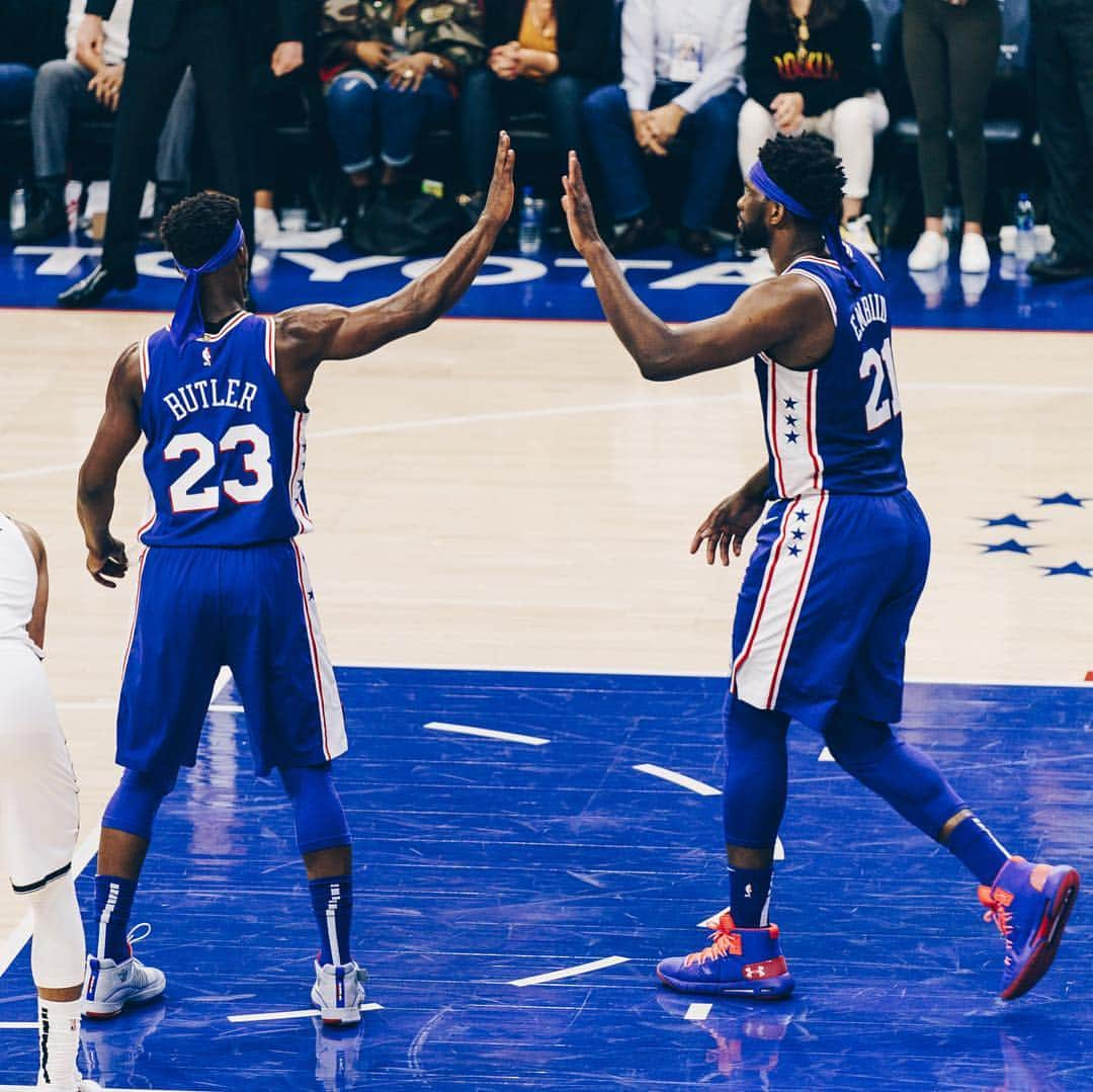 ジミー・バトラーさんのインスタグラム写真 - (ジミー・バトラーInstagram)「i’m mr. miyagi and @joelembiid is Daniel LaRusso」3月29日 11時34分 - jimmybutler