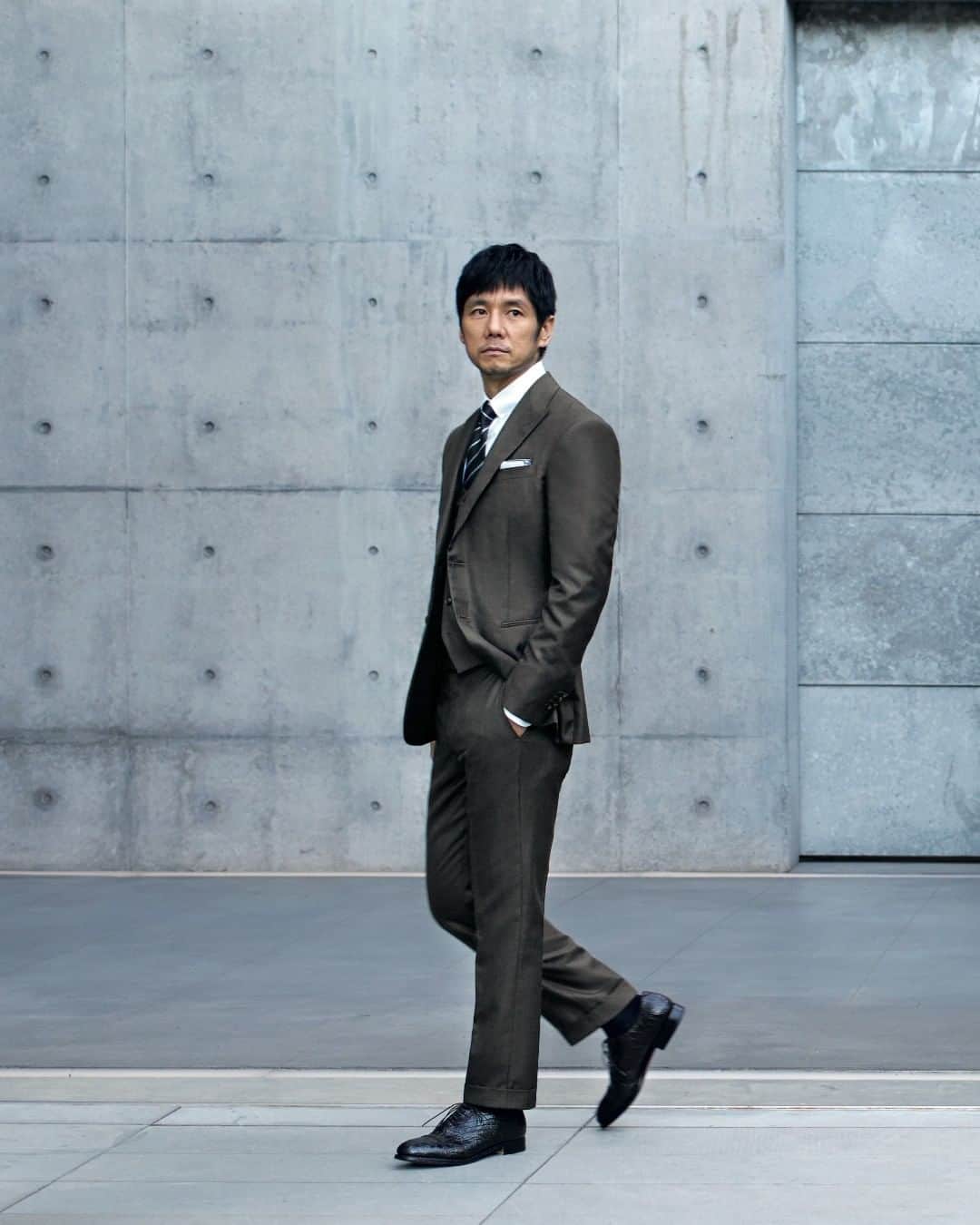 のインスタグラム：「Happy 48th birthday to #HidetoshiNishijima GQ JAPAN 2018年10月号掲載 #gqjapan #西島秀俊」
