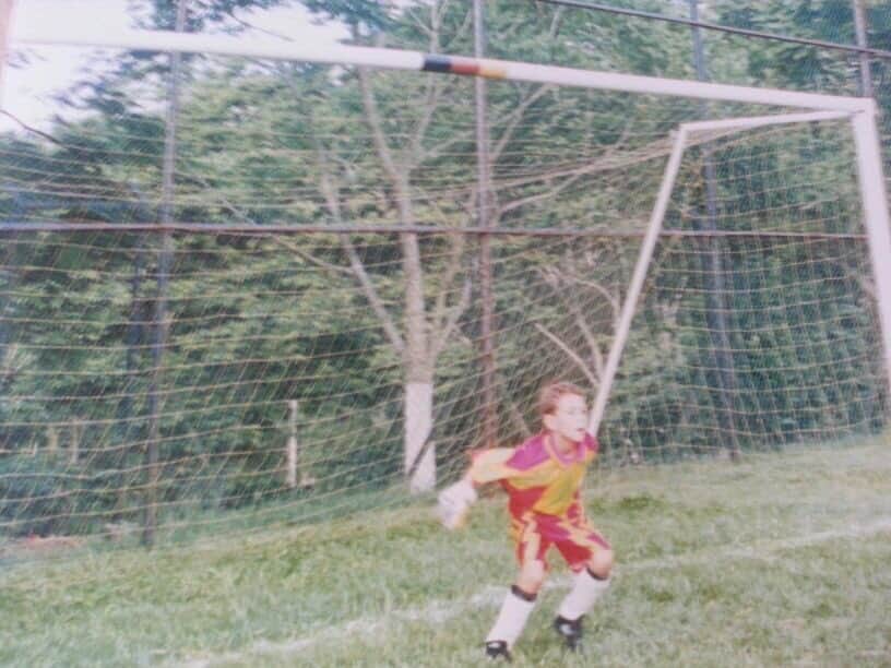 ミゲル・ラジュンのインスタグラム：「Cuando quería seguir los pasos de Jorge Campos!! 🤣 #tbt #porterazo」