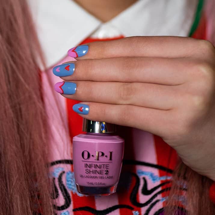 OPIさんのインスタグラム写真 - (OPIInstagram)「Cute nails = "Kawaii AF." Created with #AnotherRamenticEvening, #KanpaiOPI! and #TempuratureIsRising! from our #OPITokyo collection in #OPIInfiniteShine. Comment with a ❤ if you're loving this #NailArt as much as we are! @nailsbymei #bluenails #pinknails #heart」3月29日 12時26分 - opi