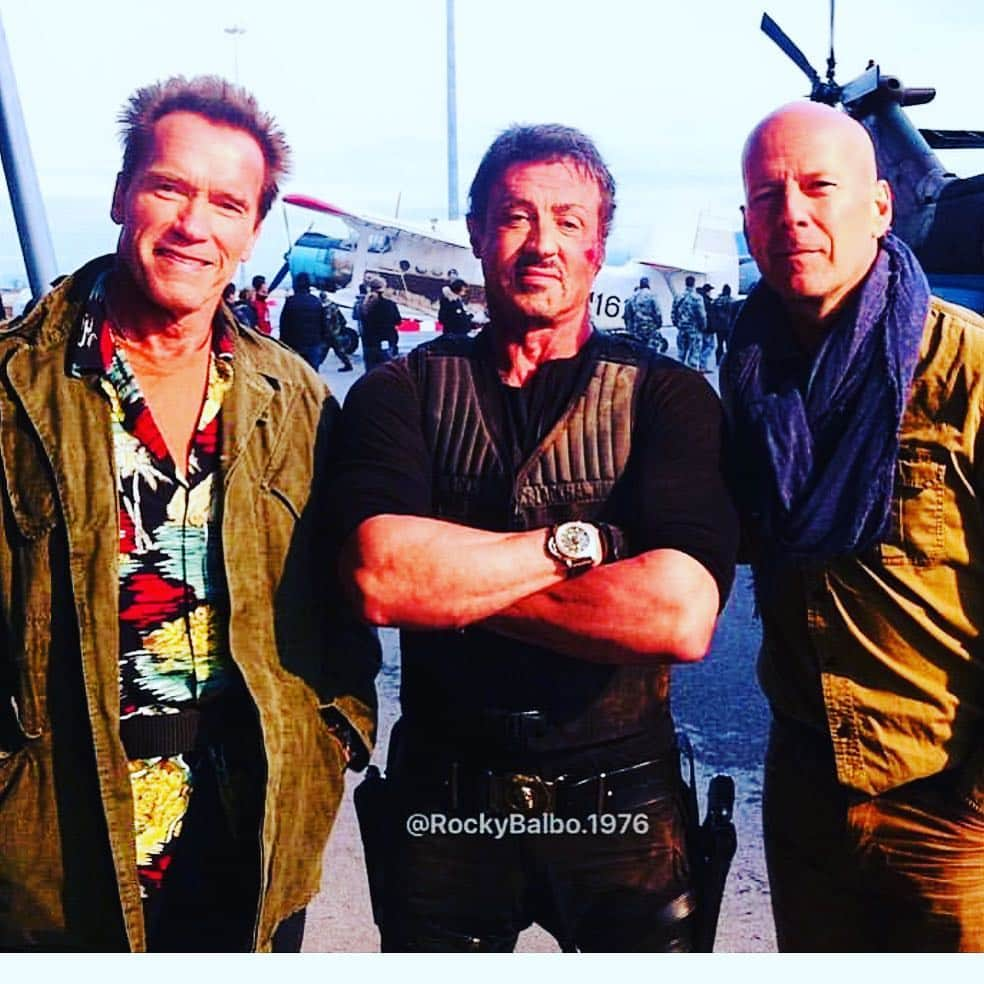 シルヴェスター・スタローンさんのインスタグラム写真 - (シルヴェスター・スタローンInstagram)「THE THREE WISEGUYS ... the last of the breed !」3月29日 3時53分 - officialslystallone