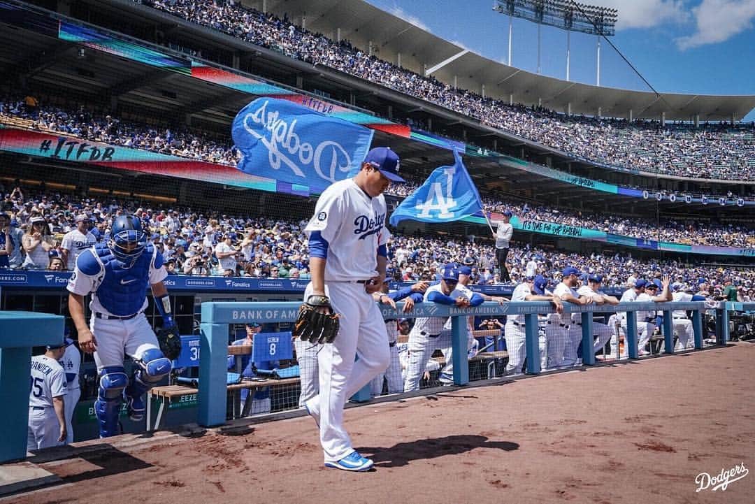 Los Angeles Dodgersさんのインスタグラム写真 - (Los Angeles DodgersInstagram)「#ITFDB」3月29日 5時19分 - dodgers