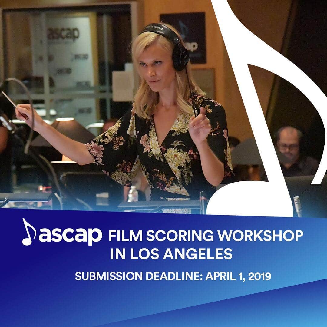 ASCAPさんのインスタグラム写真 - (ASCAPInstagram)「#ASCAP offers a one-of-a kind experience for aspiring film & TV composers at our annual Film Scoring #ASCAPWorkshop in LA. Last day to apply to participate is this coming Monday April 1. For more info, check out the link in our bio.」3月29日 5時14分 - ascap