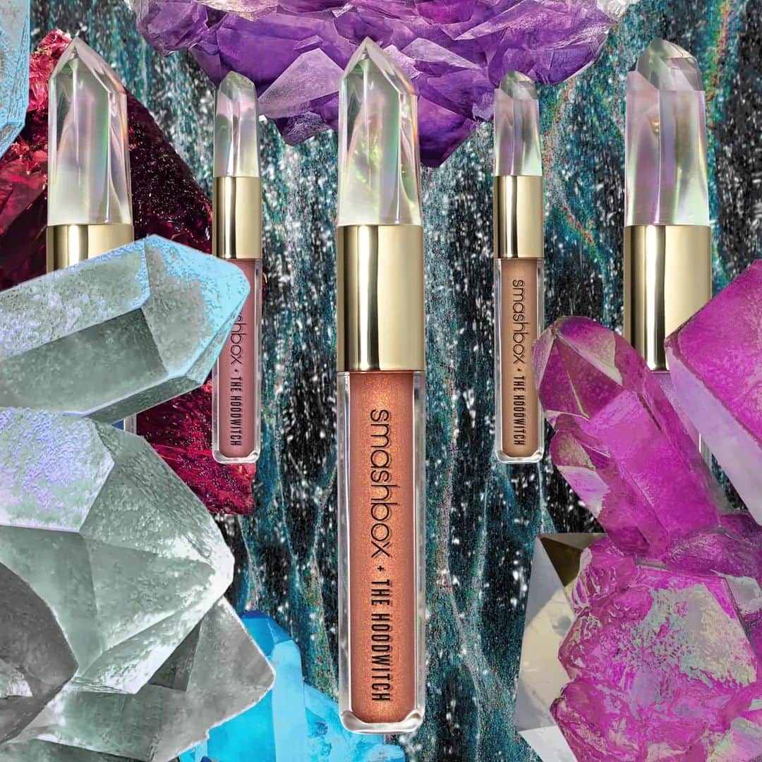 Smashboxのインスタグラム：「The packaging alone of our Crystalized Always On Liquid Eye Shadow co-created with @thehoodwitch makes us want to *manifest* good vibes. #GetCrystalized #CrueltyFree」