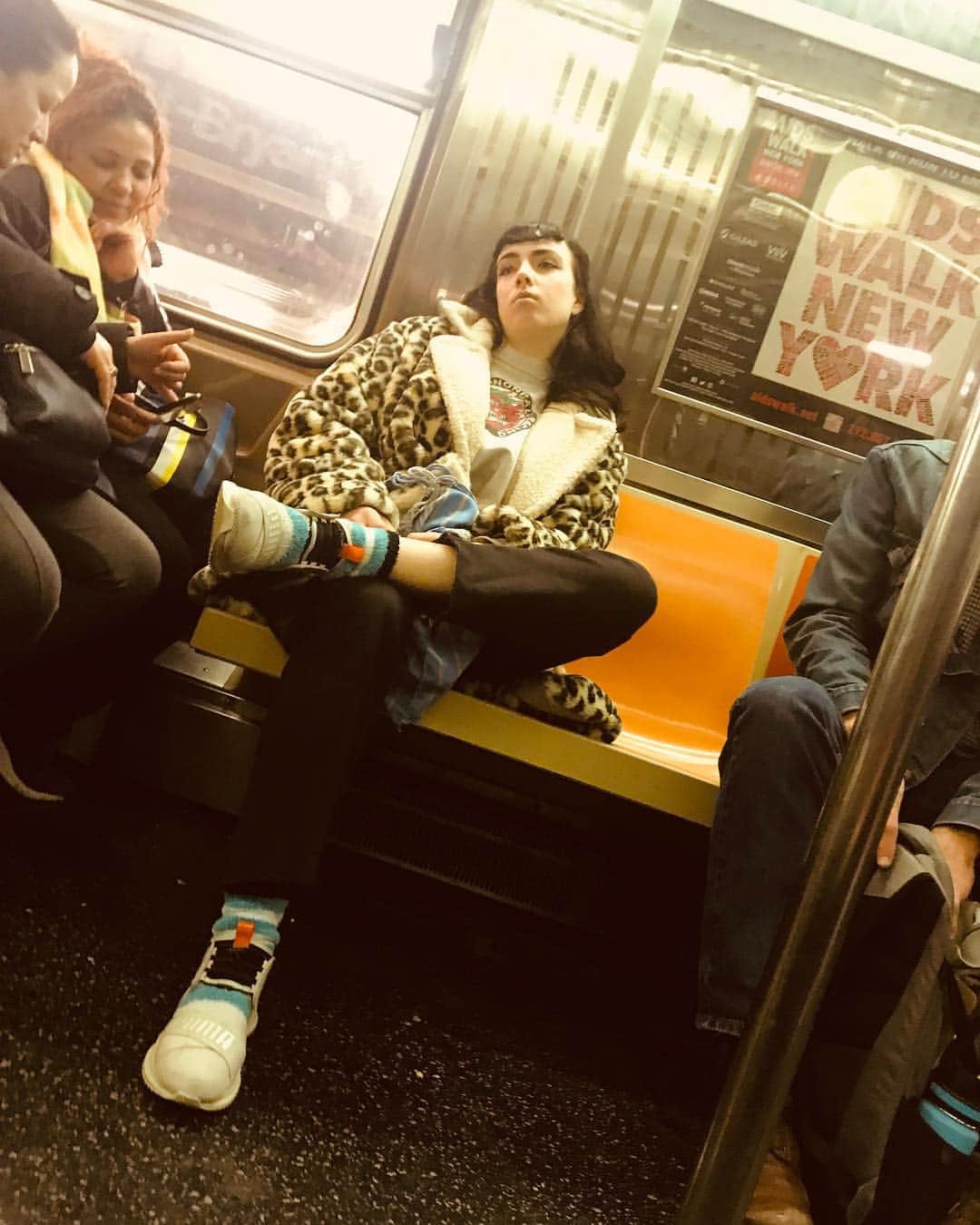 JULIEN D'YSさんのインスタグラム写真 - (JULIEN D'YSInstagram)「❤️Lovely #dreaming #bettiepage #subway #28.march.2019 #travelereyes #manhattan」3月29日 6時25分 - juliendys