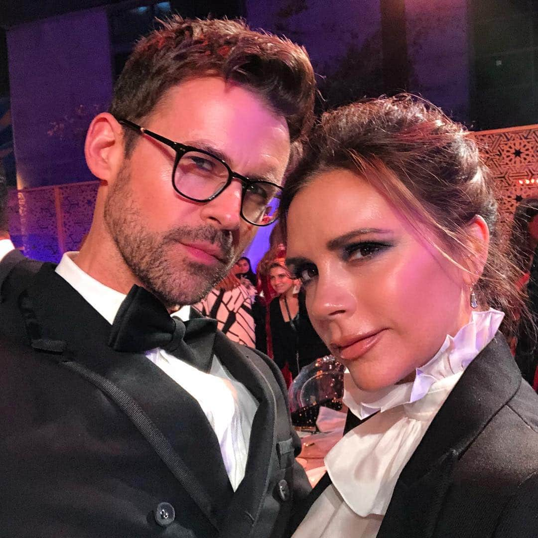 ブラッド・ゴレスキーさんのインスタグラム写真 - (ブラッド・ゴレスキーInstagram)「BG x VB ❤️ @victoriabeckham #fashiontrustarabia」3月29日 7時35分 - bradgoreski