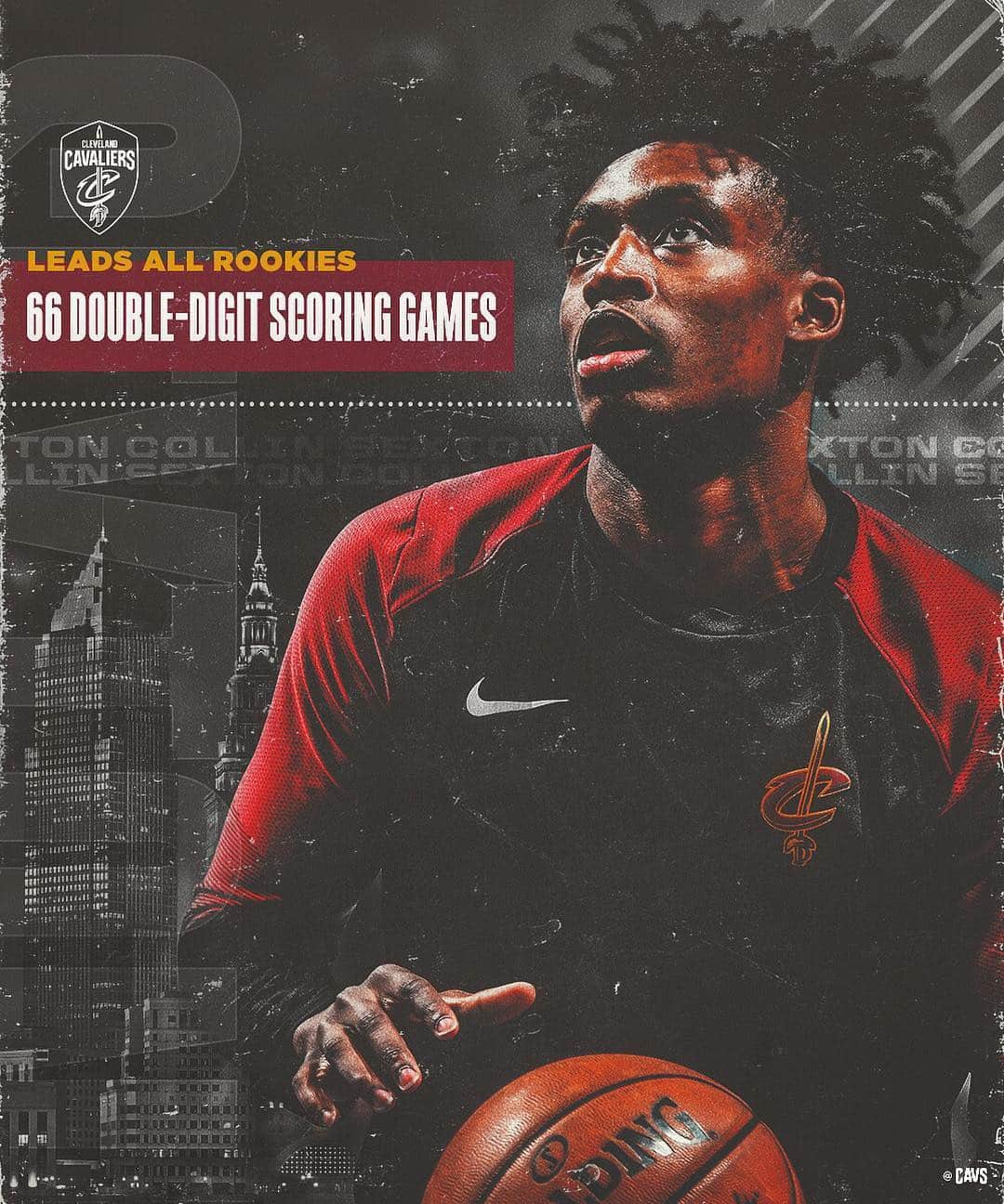 キャブスさんのインスタグラム写真 - (キャブスInstagram)「Leading by example. 💪 #NBAAllRookie1stTeam」3月29日 8時41分 - cavs