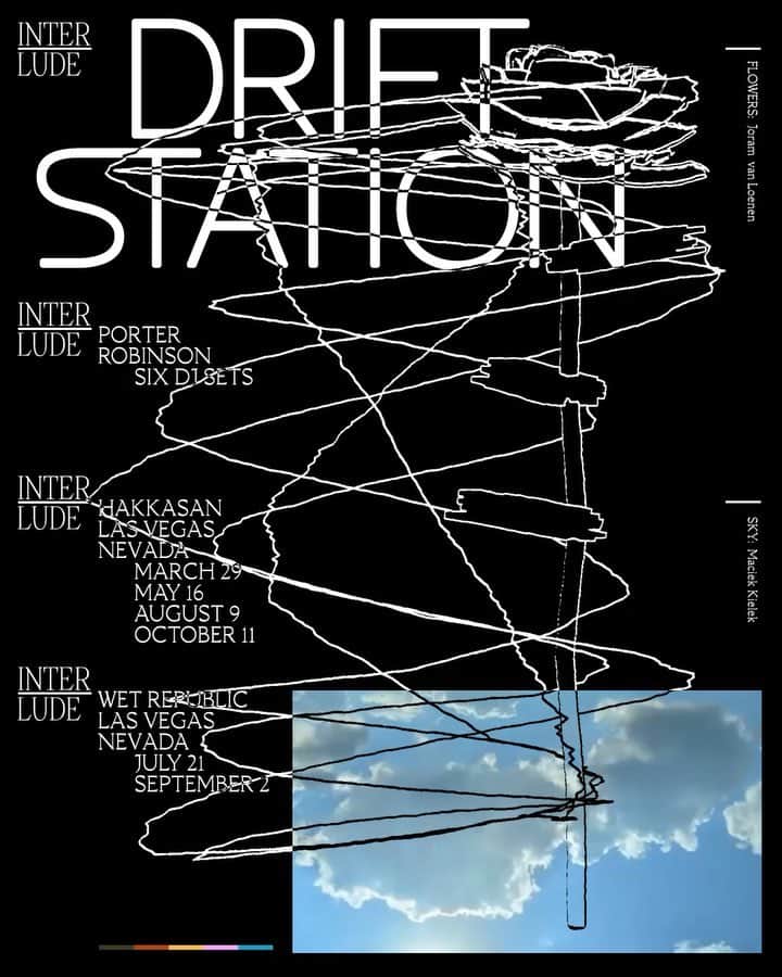 ポーター・ロビンソンのインスタグラム：「6 dj sets as porter robinson hakkasan / wet republic las vegas, nevada  INTER- LUDE (first show tomorrow)」