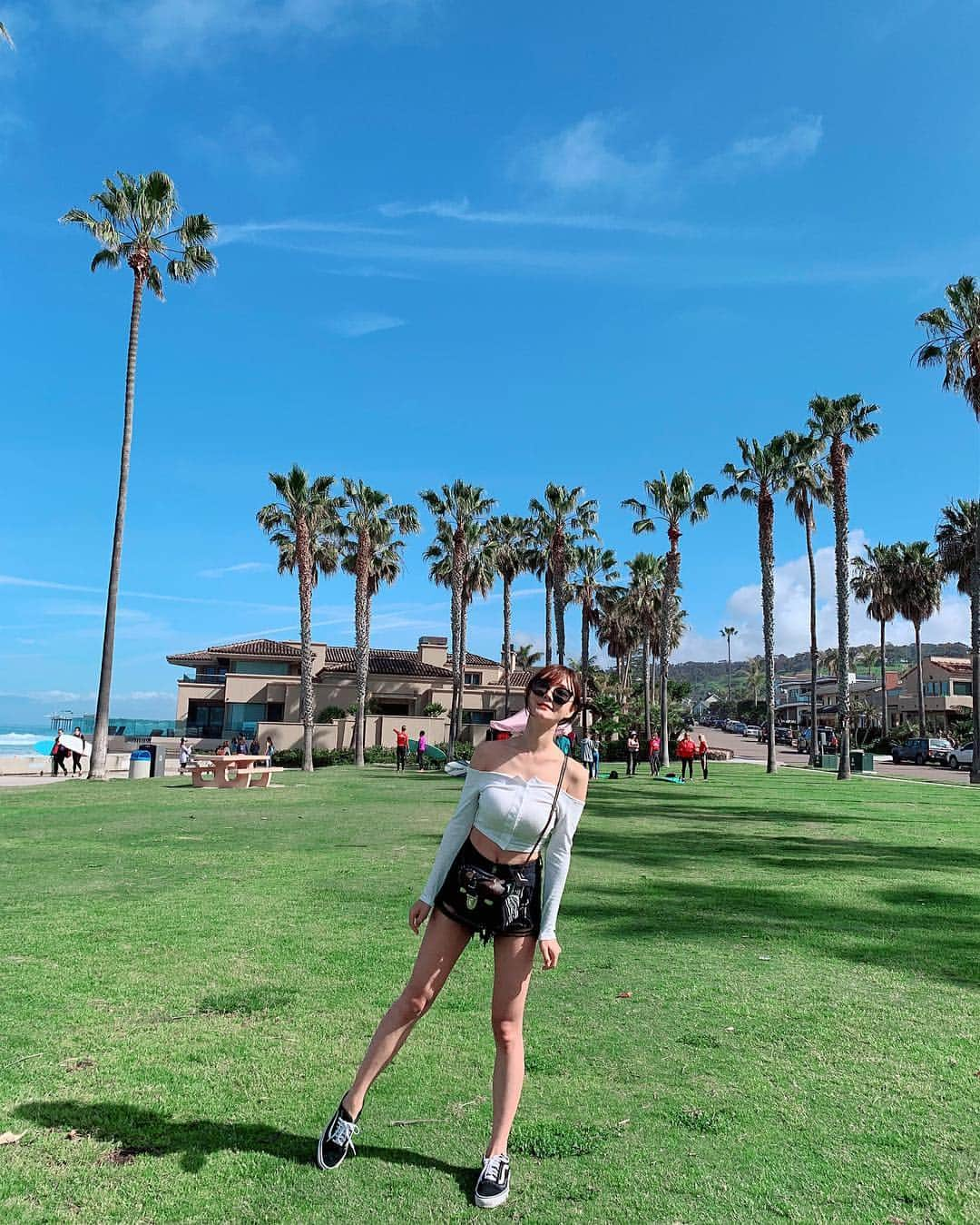 チェ・スルギさんのインスタグラム写真 - (チェ・スルギInstagram)「. San diego🇺🇸 . . Lajolla beach  Old town - . . 샌디에고는 어디를 가도 그림이다  미국사람들이  은퇴후에 가장 살고싶은 도시  1위 샌디에고  나듀 .....갈래 🤢🤢」3月29日 9時15分 - angel9028